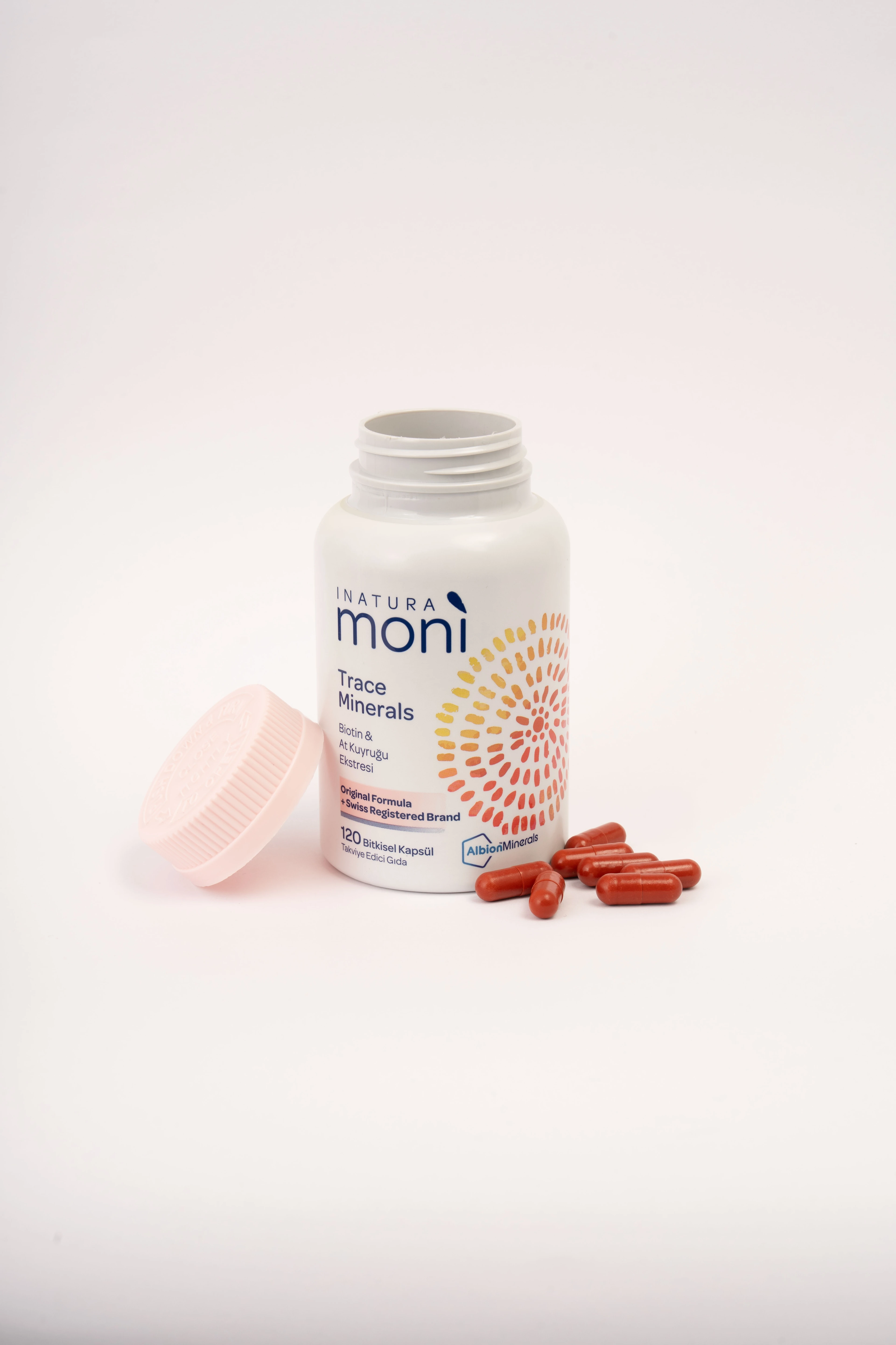 2'li Trace Minerals Biotin ve At Kuyruğu Ekstresi 120 Vegan Kapsül