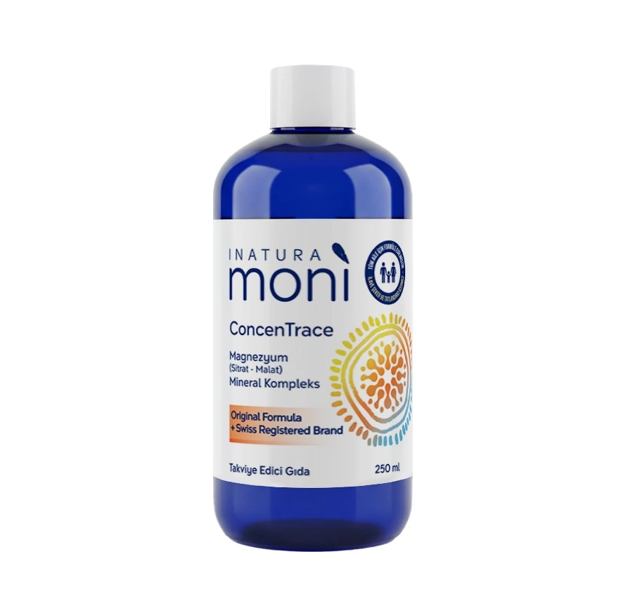 Concentrace Magnezyum Sitrat-Malat, Çinko, Bakır, Selenyum, Manganez, Krom, Molibden 250 ML