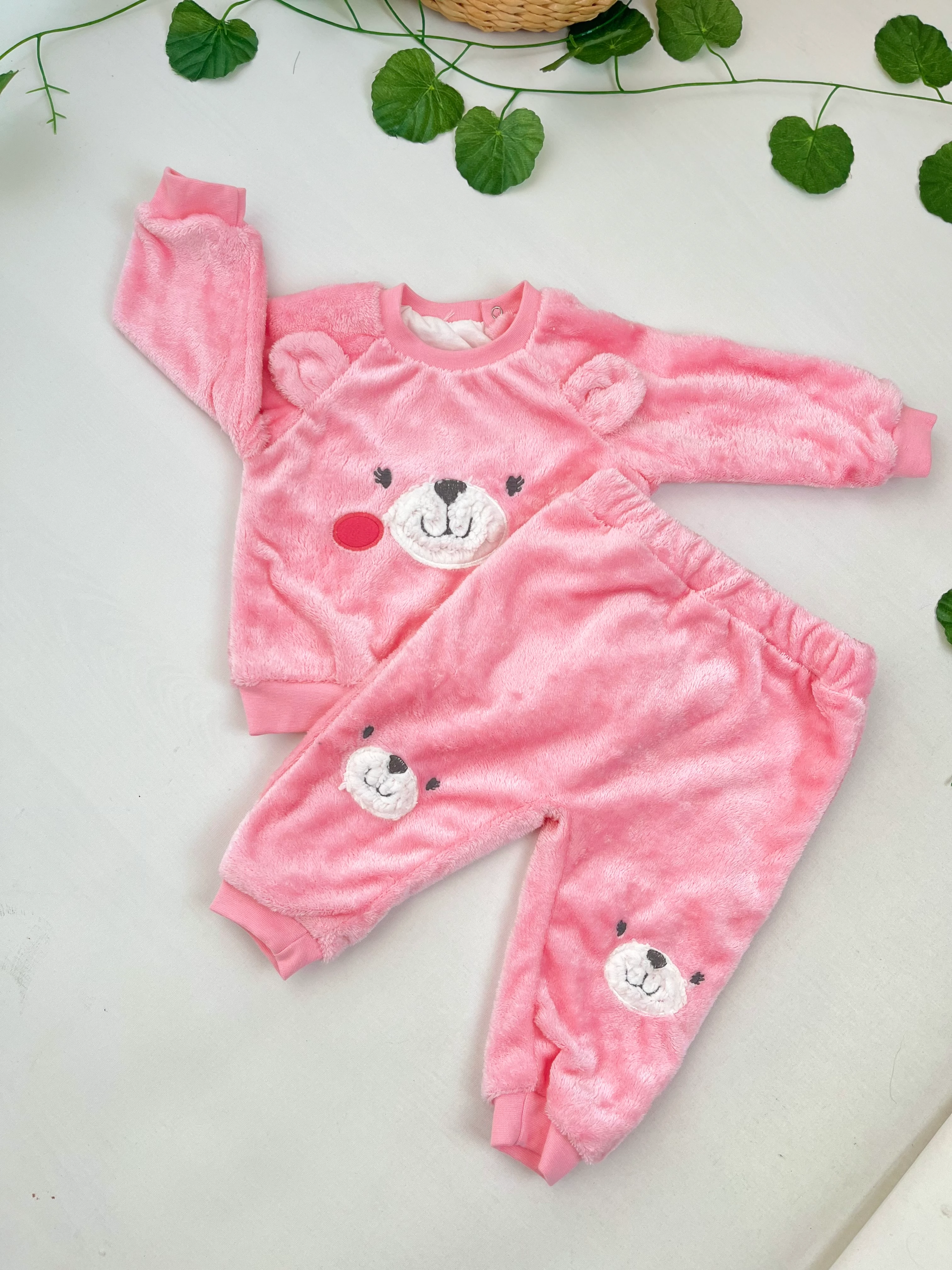 Kız Bebek Cute Bear 2 ‘ li Takım MB000300