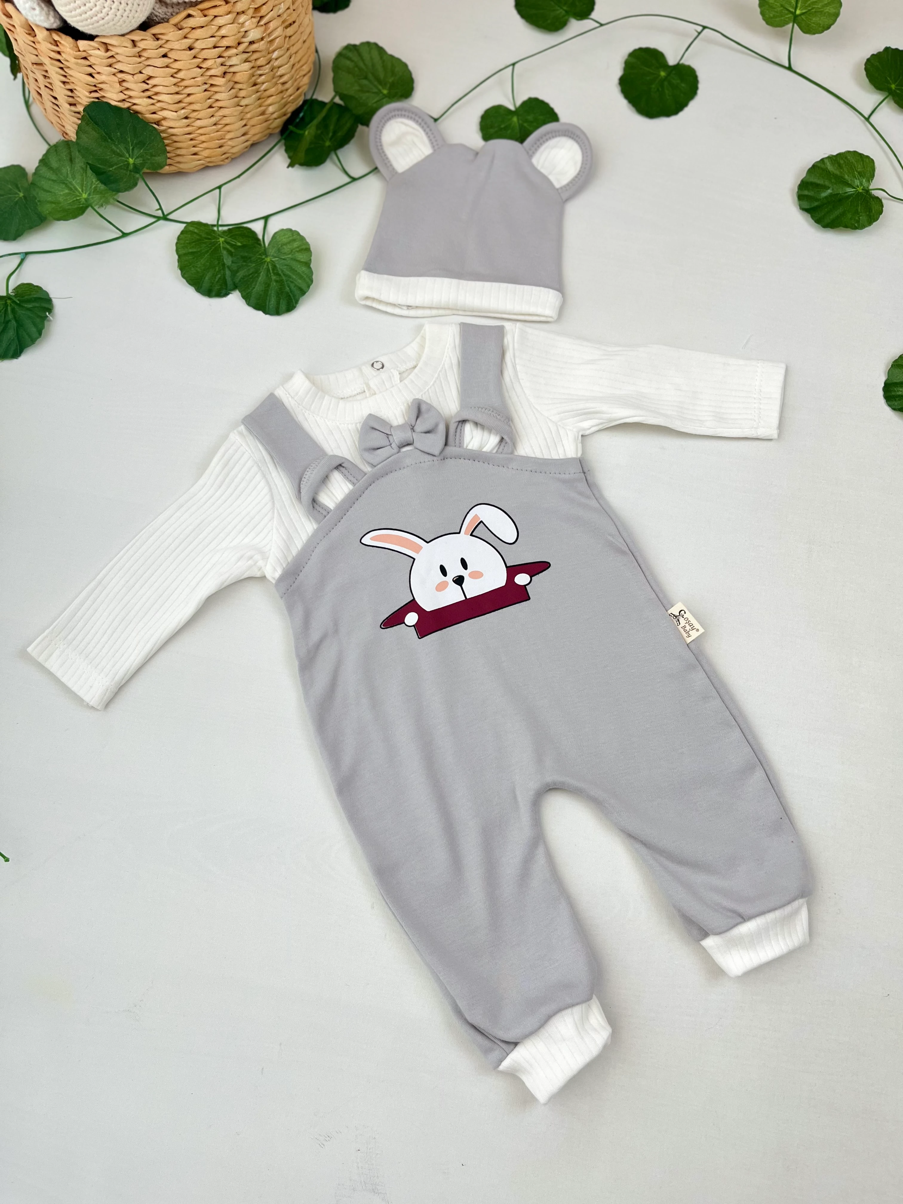 Erkek Bebek GOTS Sertifikalı Tulum MB00307