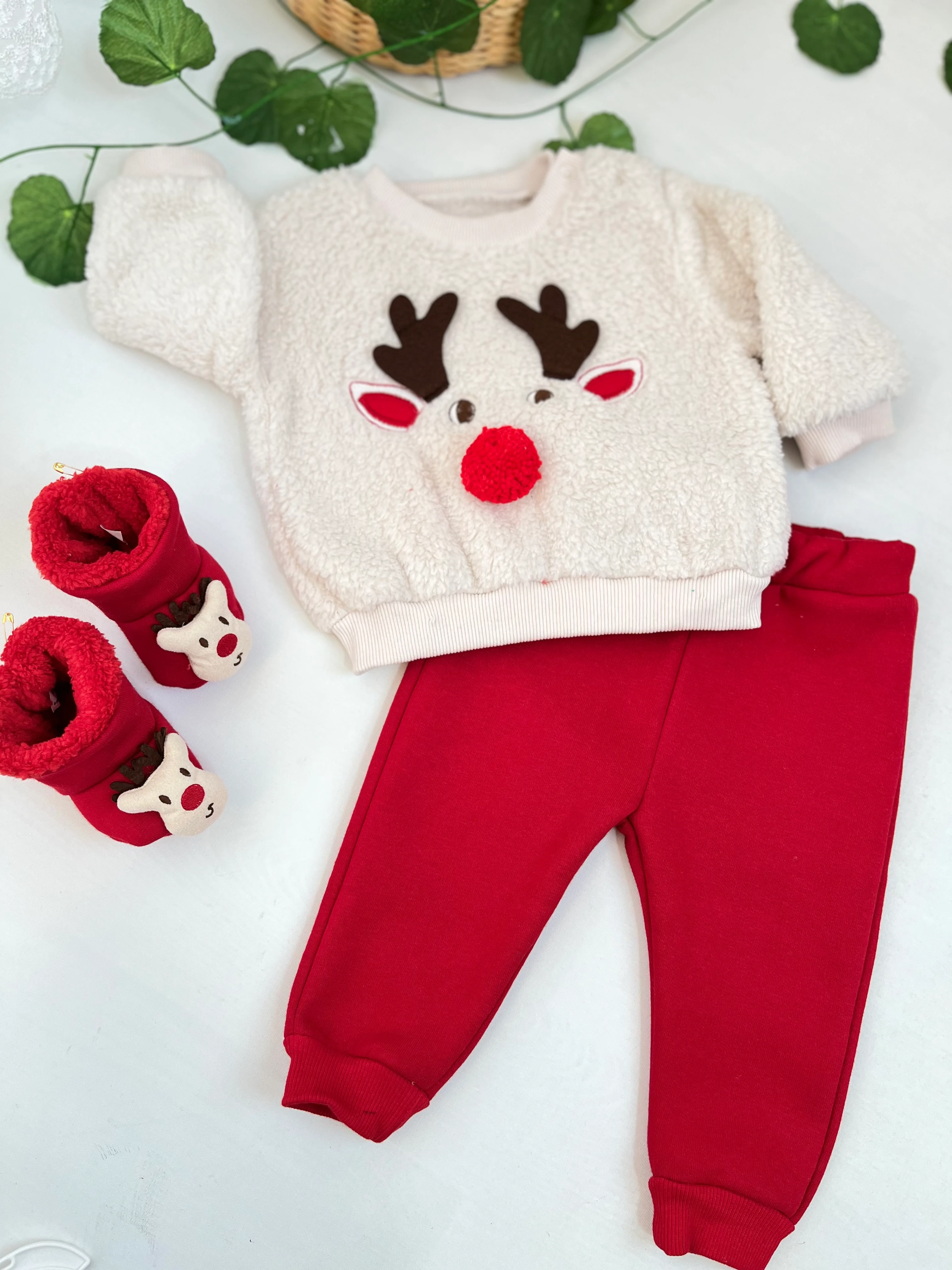 Erkek Bebek Kokina Welsoftlu Patikli Takım MB00305