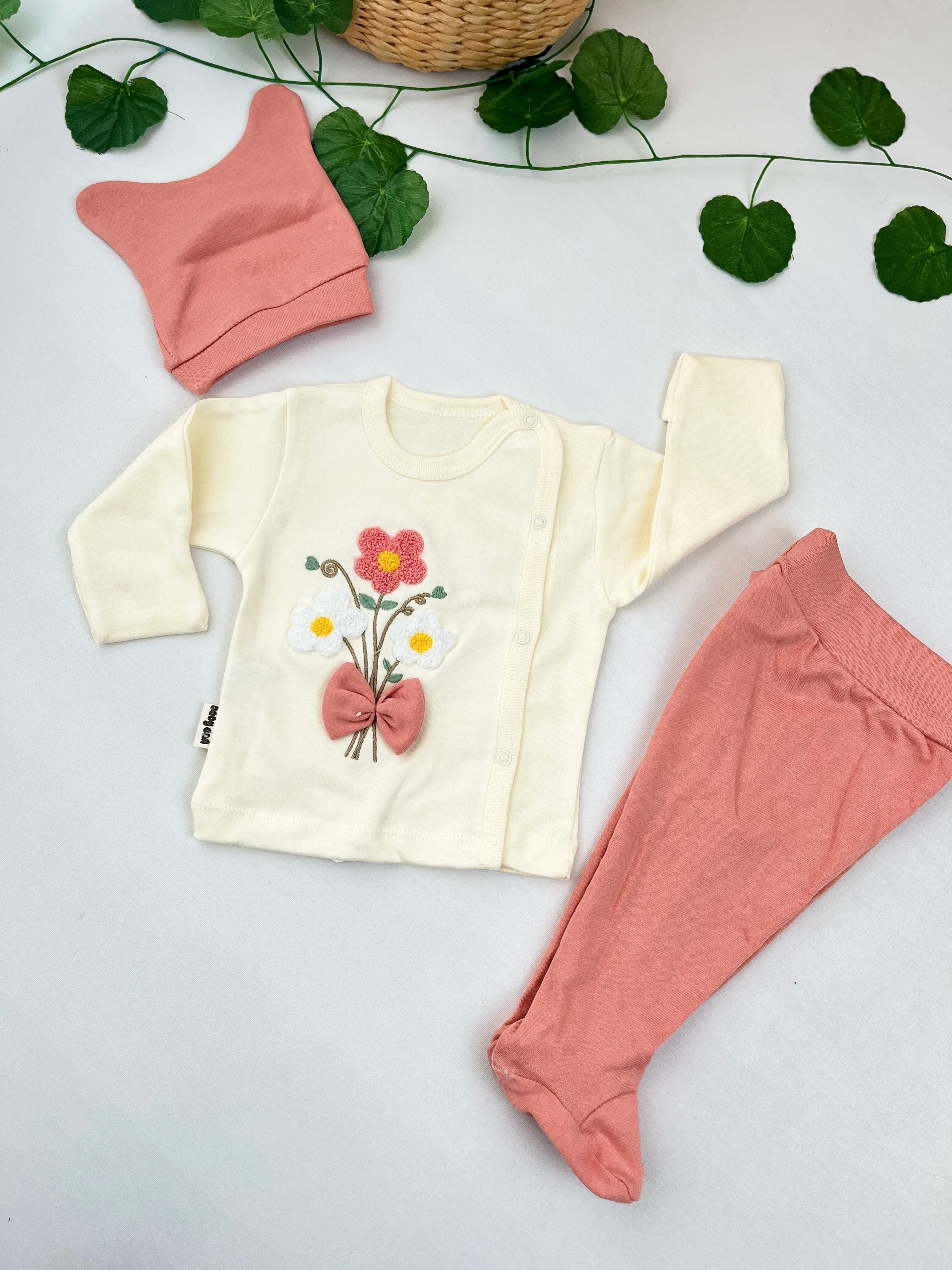 Kız Bebek Zıbın Takım MB00330