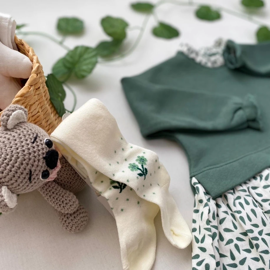 Kız Bebek Külotlu Çorap Hediyeli MB00052