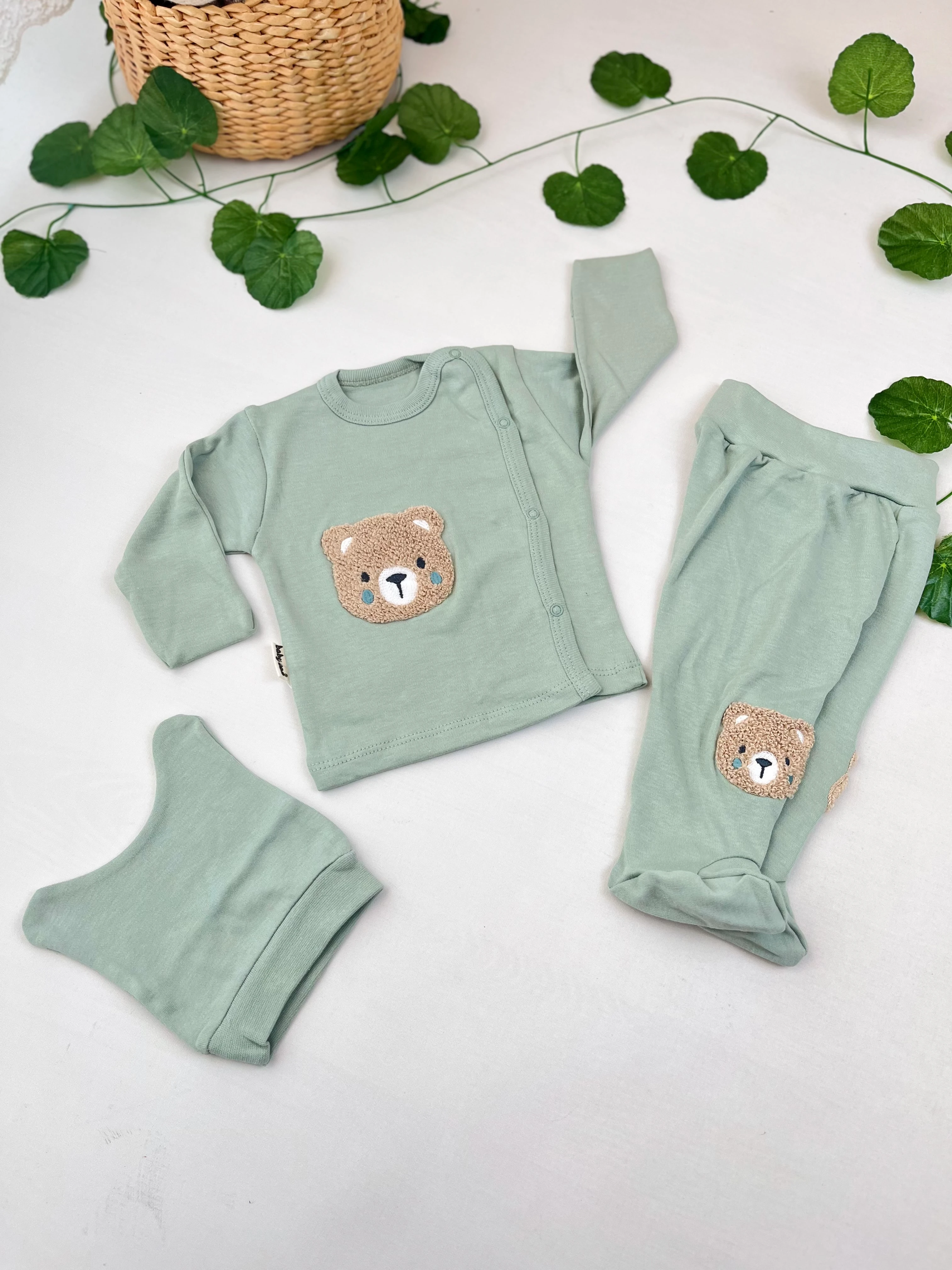 Kız Bebek Zıbın Takım MB00329