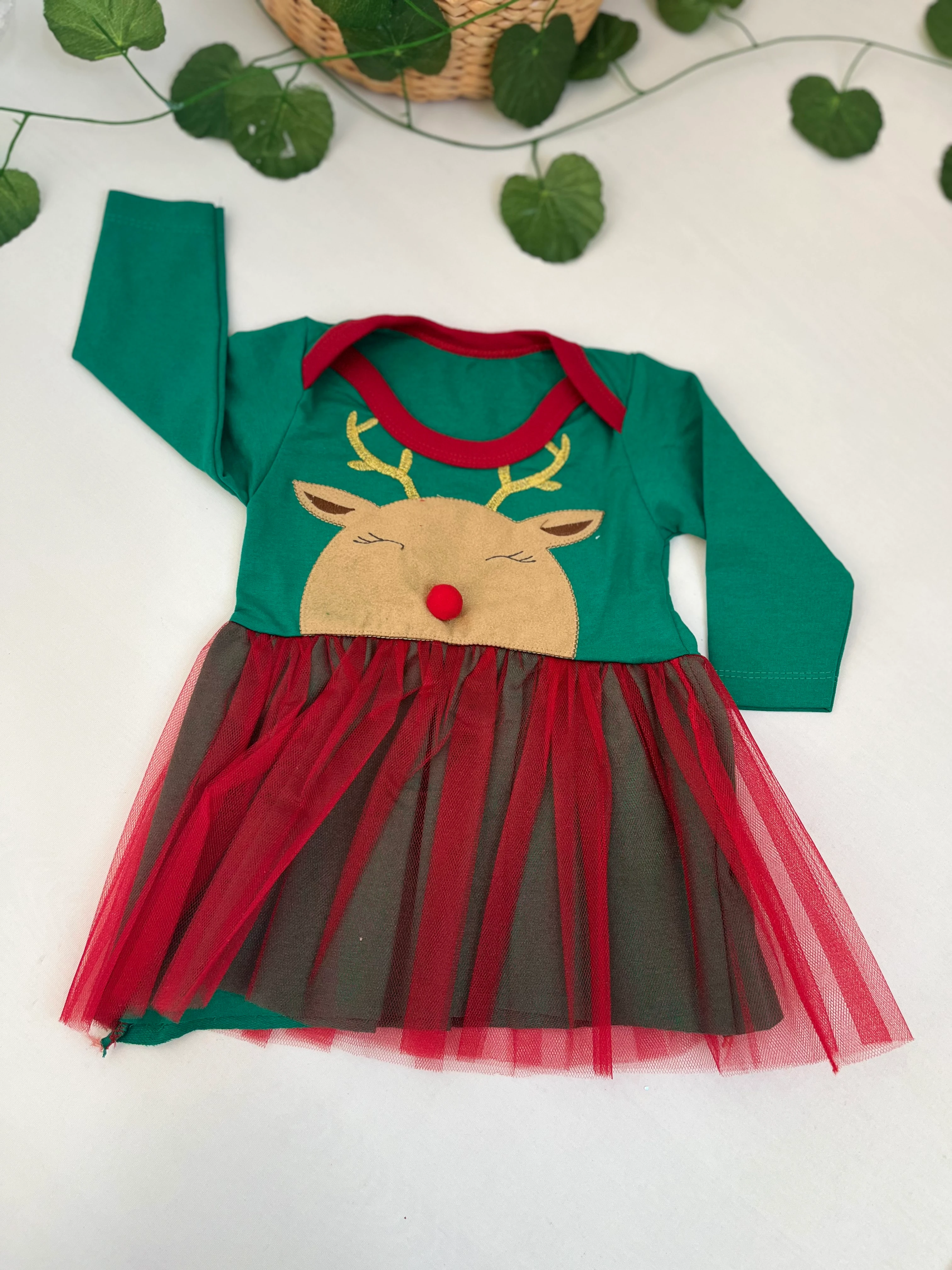 Kız Bebek Noel Elbise MB00302