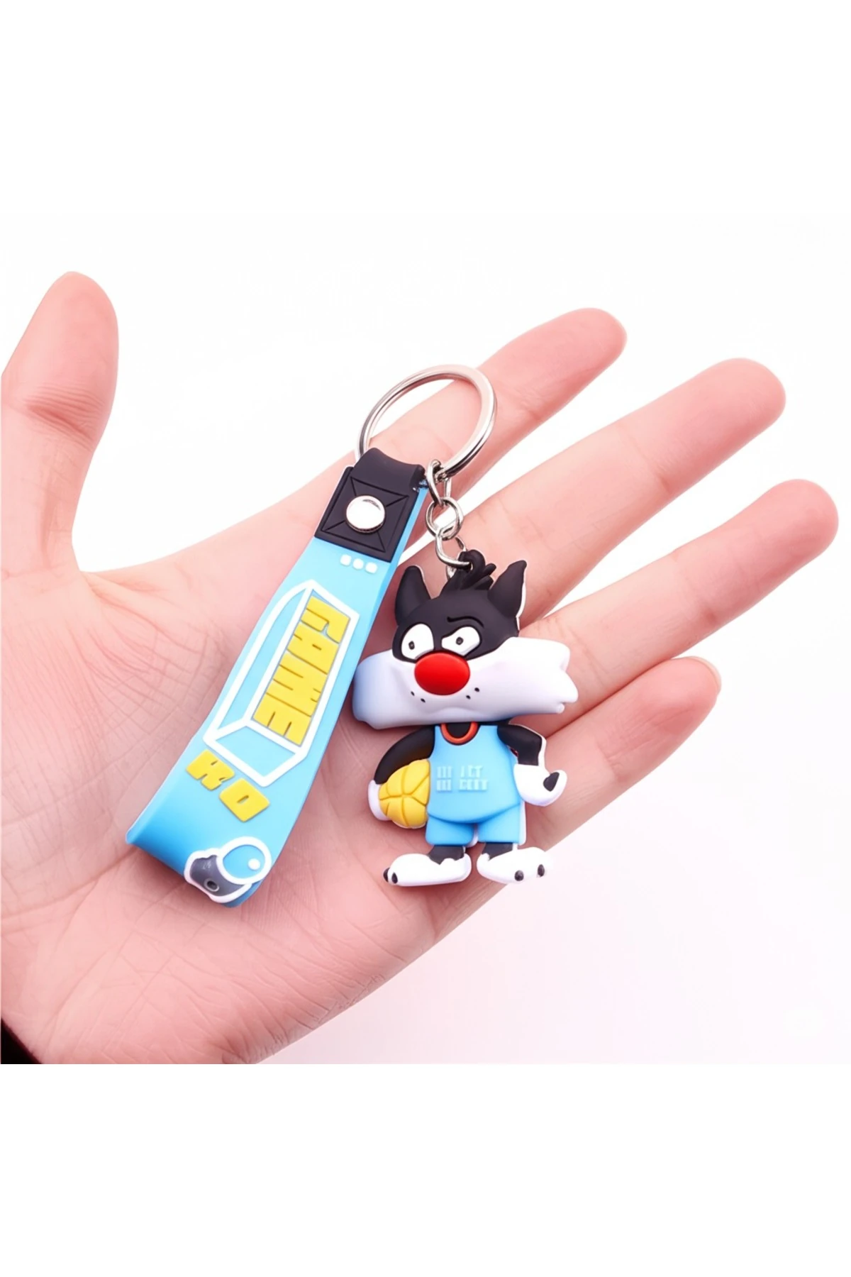 3d Sylvester Sevimli Silikon Anahtarlık Hediyelik Ve Çanta Aksesuarı