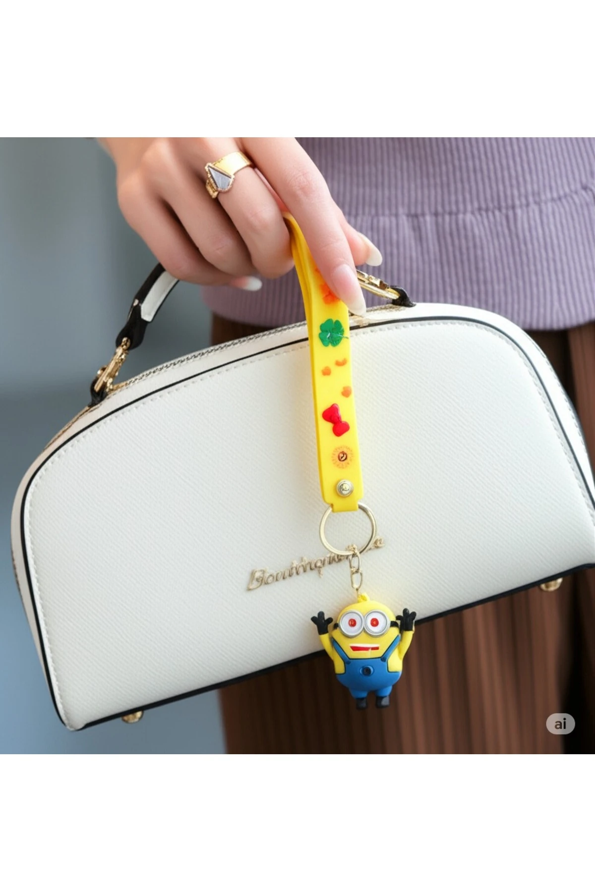 3D Minyon Anahtarlık – Büyük Boy Renkli Hediyelik Çanta ve Anahtar Aksesuarı