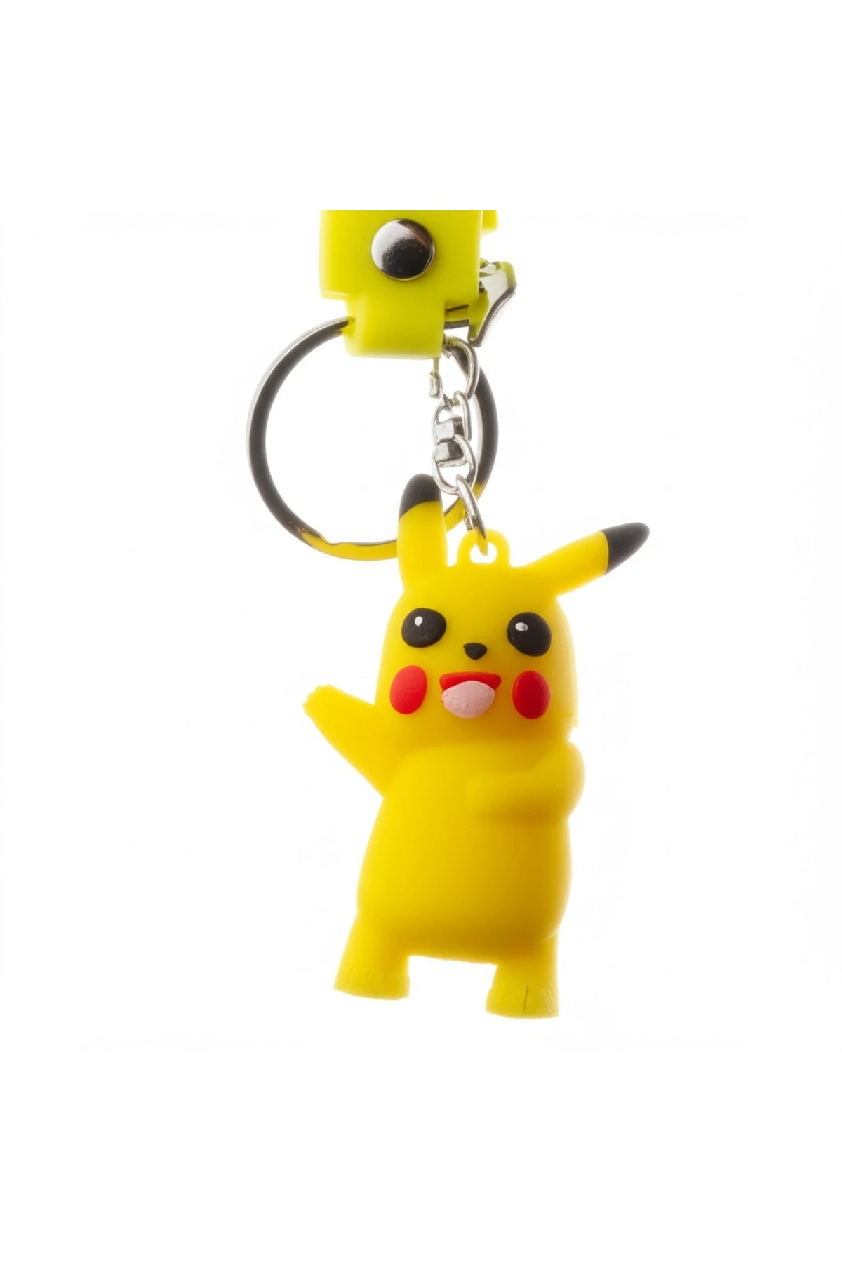3D Pikachu Silikon Anahtarlık ve Çanta Aksesuar
