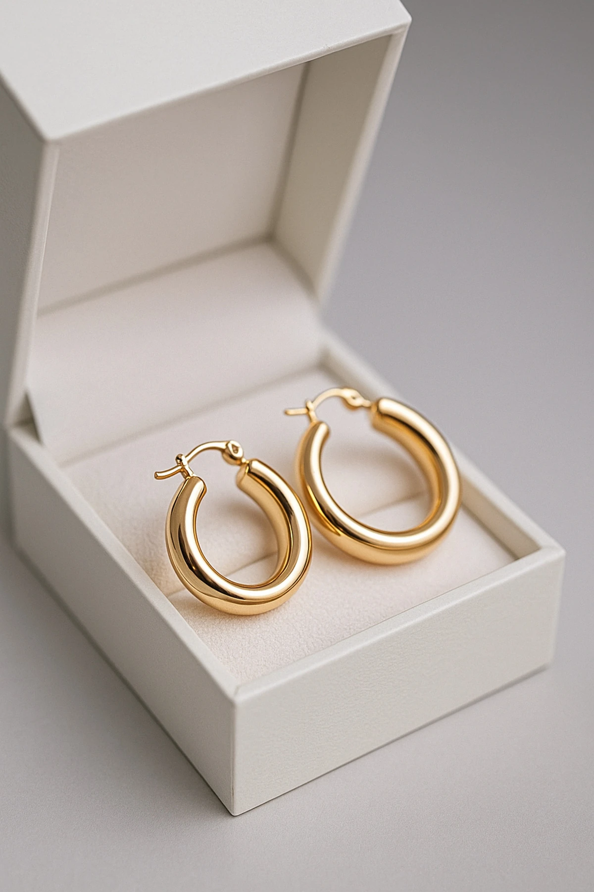 Altın Kaplama Kararmaz Xuping Halka Küpe – Zamansız Şıklık