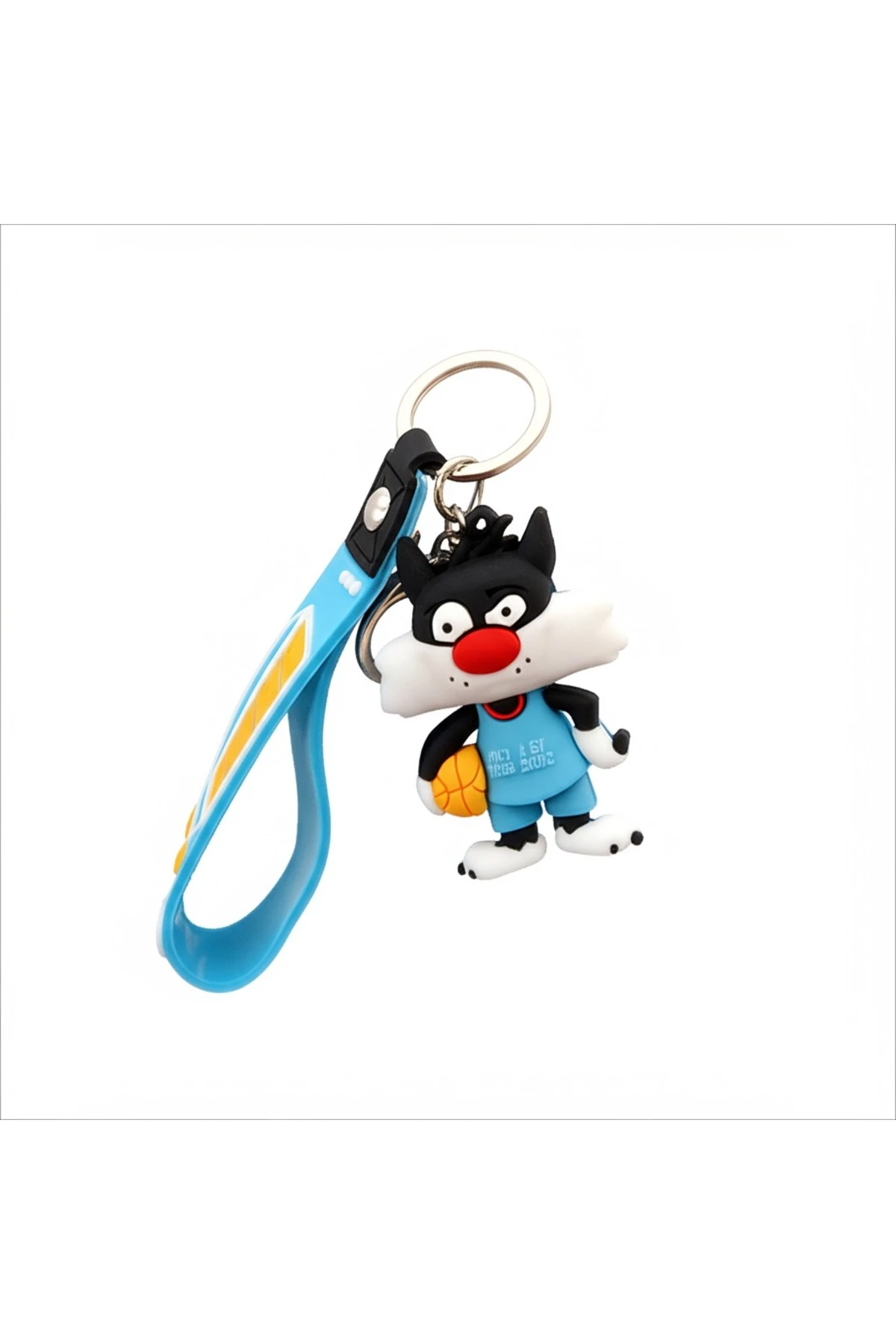 3d Sylvester Sevimli Silikon Anahtarlık Hediyelik Ve Çanta Aksesuarı