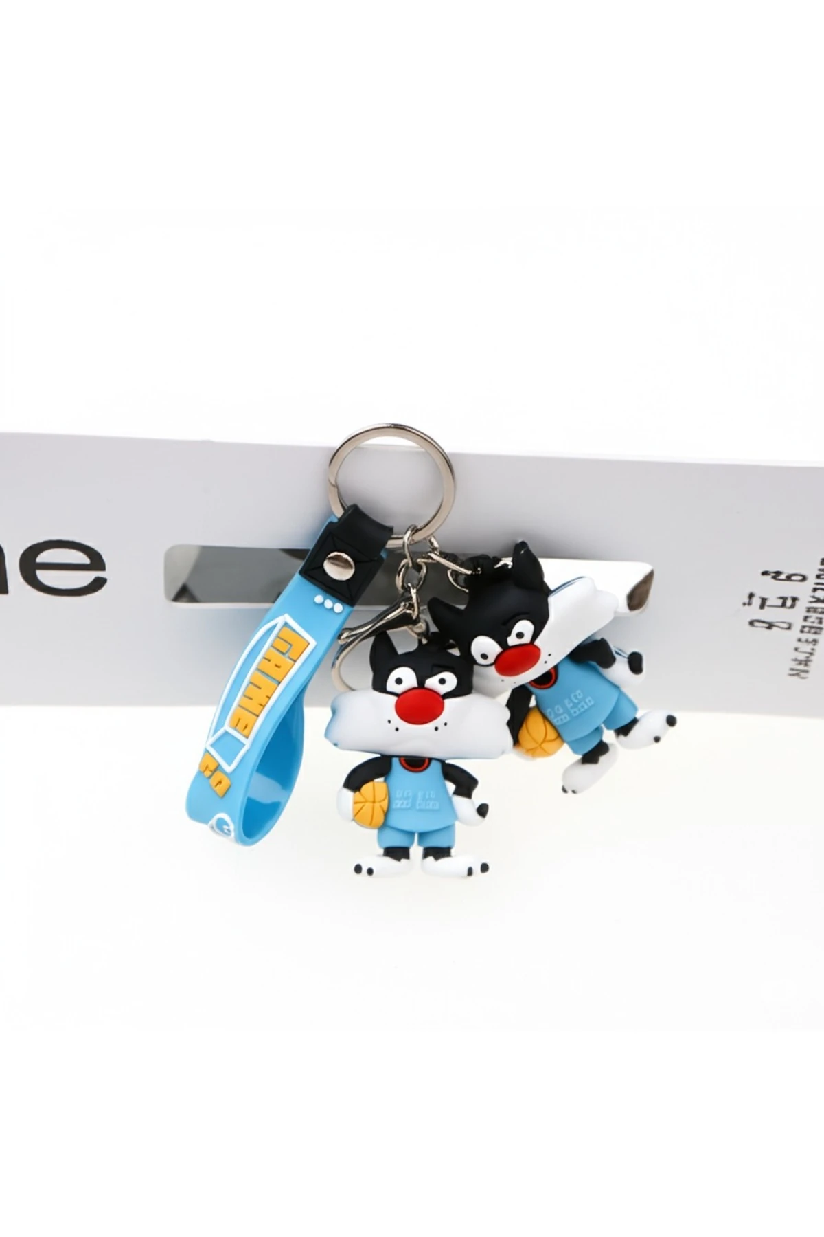3d Sylvester Sevimli Silikon Anahtarlık Hediyelik Ve Çanta Aksesuarı
