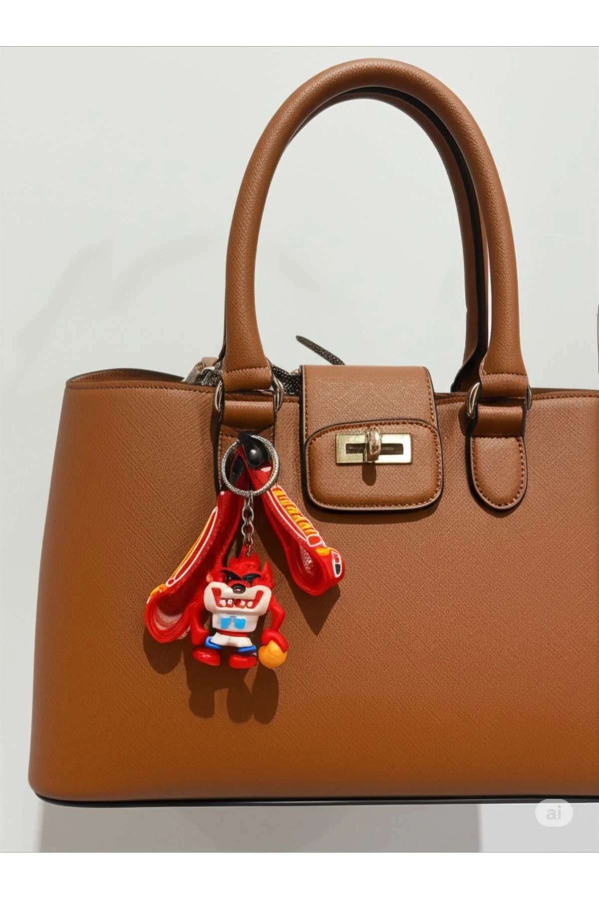 3d Tazmanya Canavarı Silikon Anahtarlık Hediyelik Ve Çanta Aksesuarı