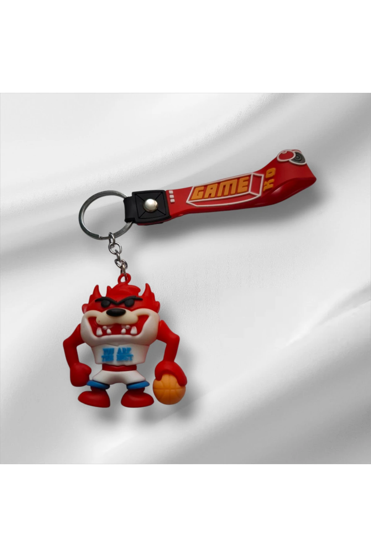 3d Tazmanya Canavarı Silikon Anahtarlık Hediyelik Ve Çanta Aksesuarı