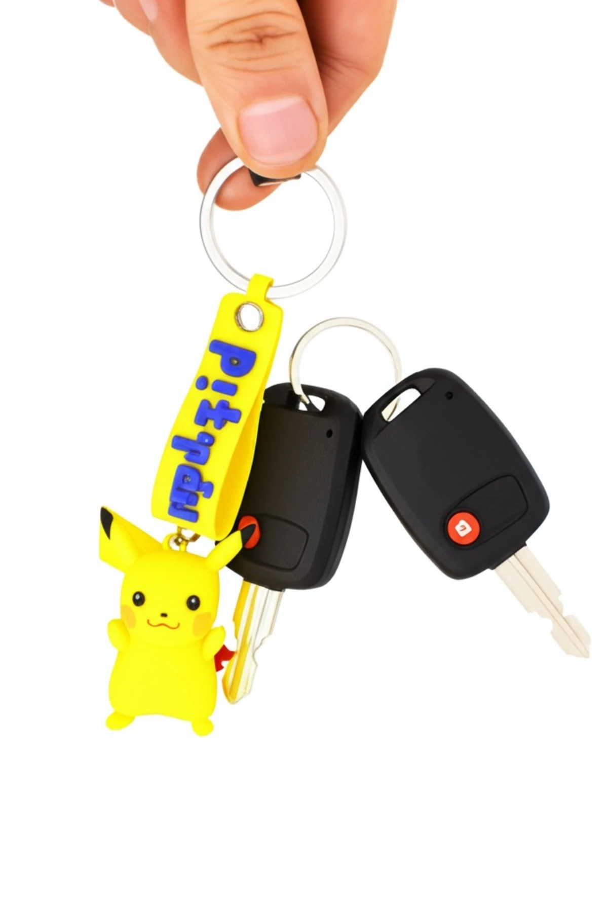 3D Pikachu Silikon Anahtarlık ve Çanta Aksesuar