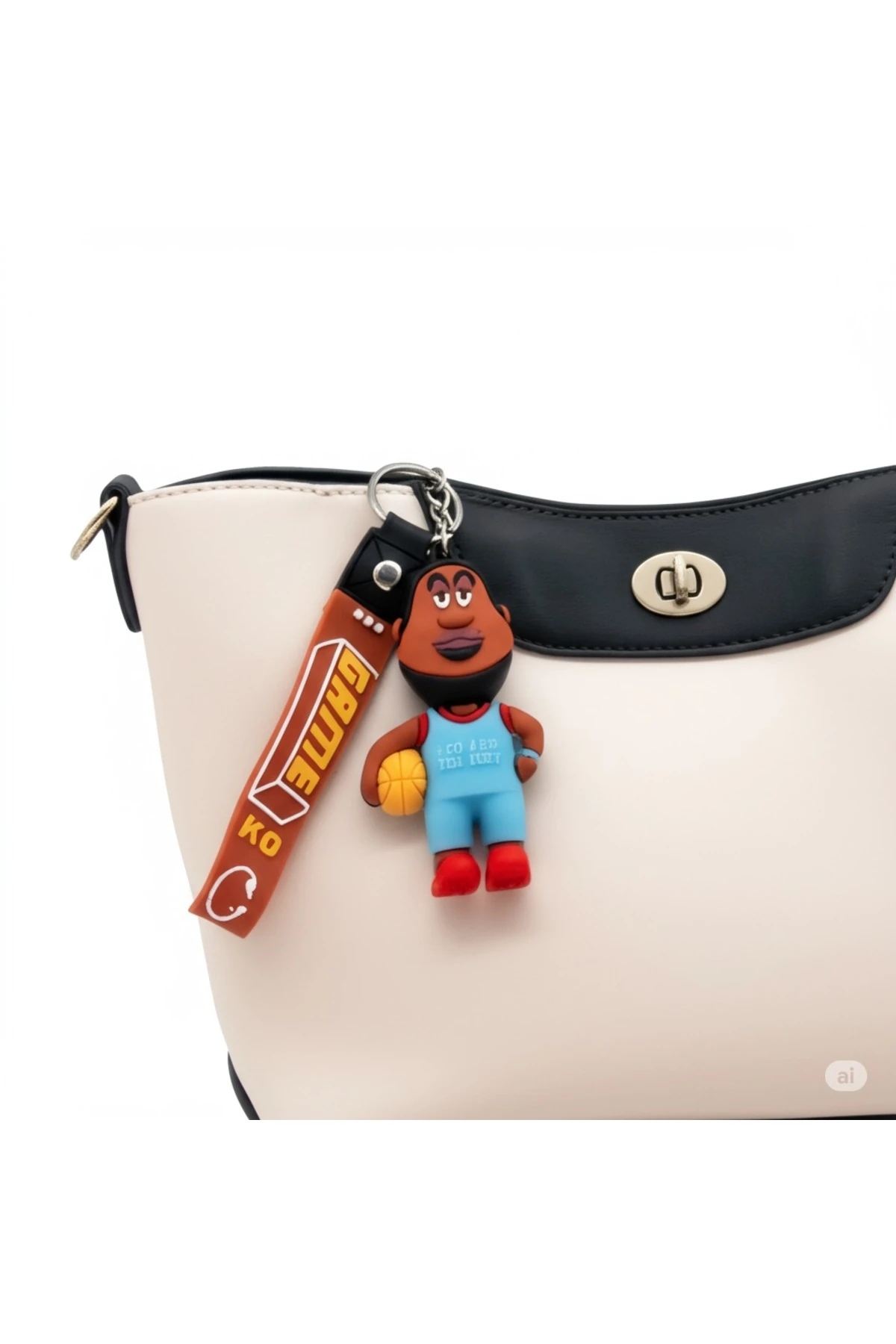 3d Game KO Basketçi Silikon Anahtarlık Hediyelik Ve Çanta Aksesuarı