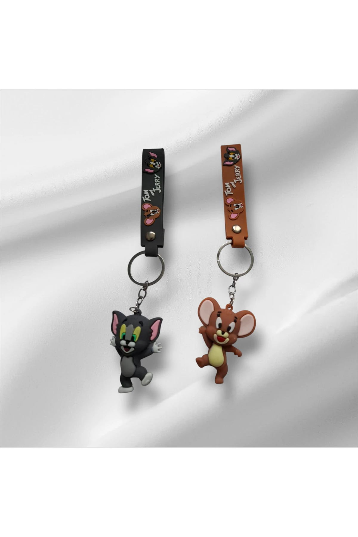 Tom Ve Jerry 3d Anahtarlık Sevimli Çanta Aksesuarı (1 ADET)