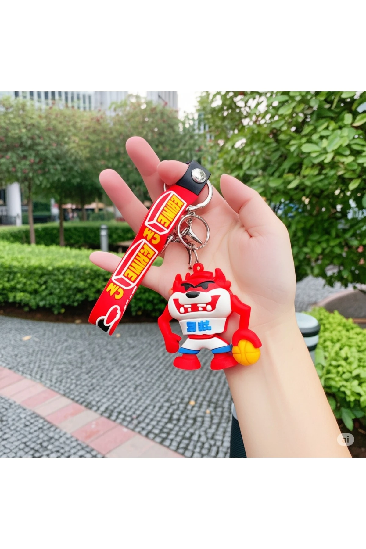 3d Tazmanya Canavarı Silikon Anahtarlık Hediyelik Ve Çanta Aksesuarı