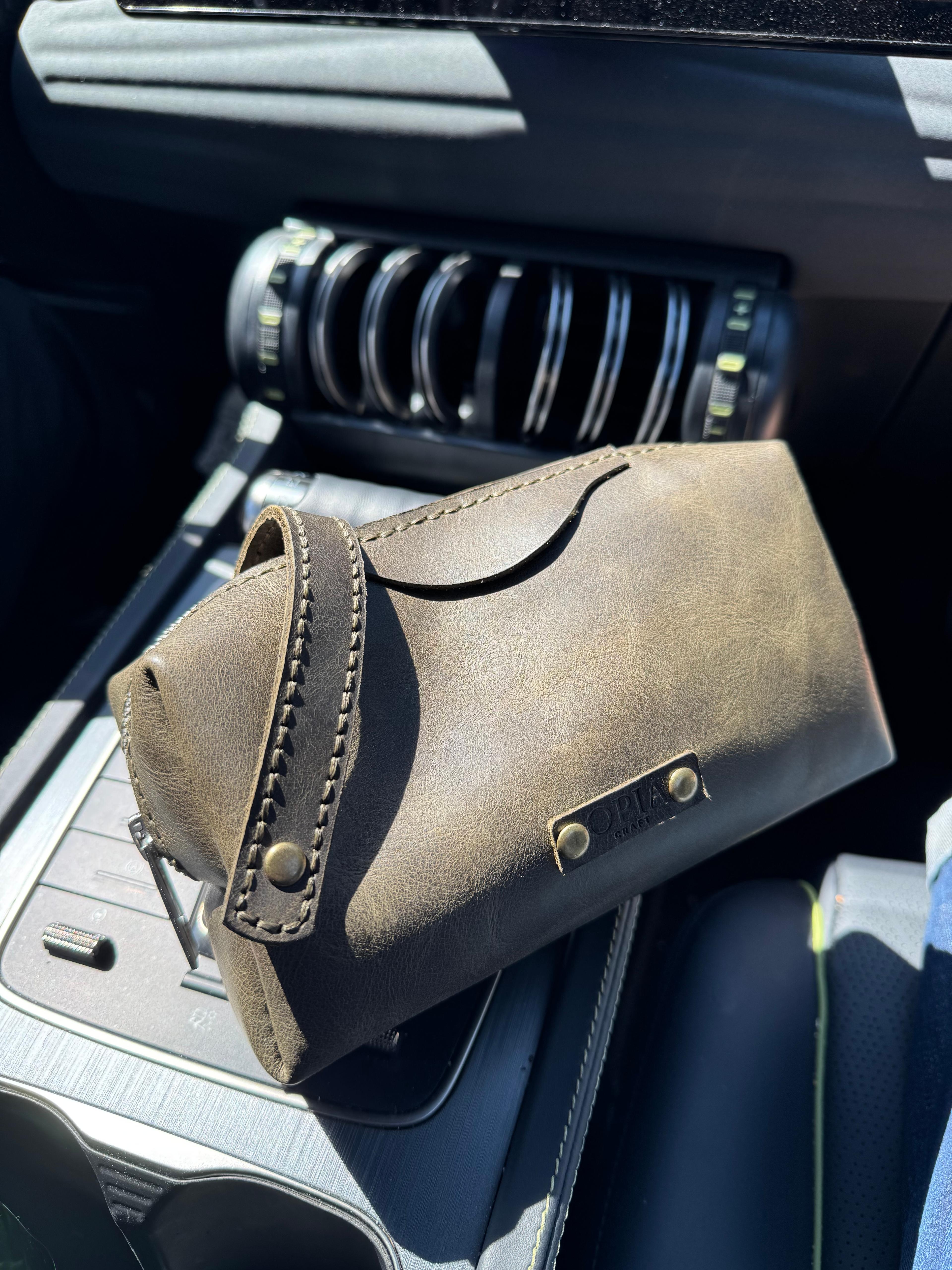Deri Dopp Kit Çanta