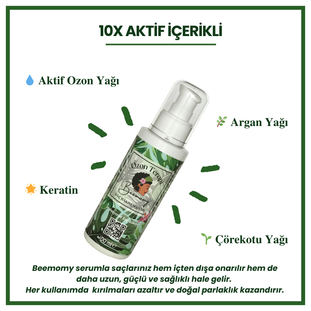 Beemomy Ozonlu Şampuan & Serum Set