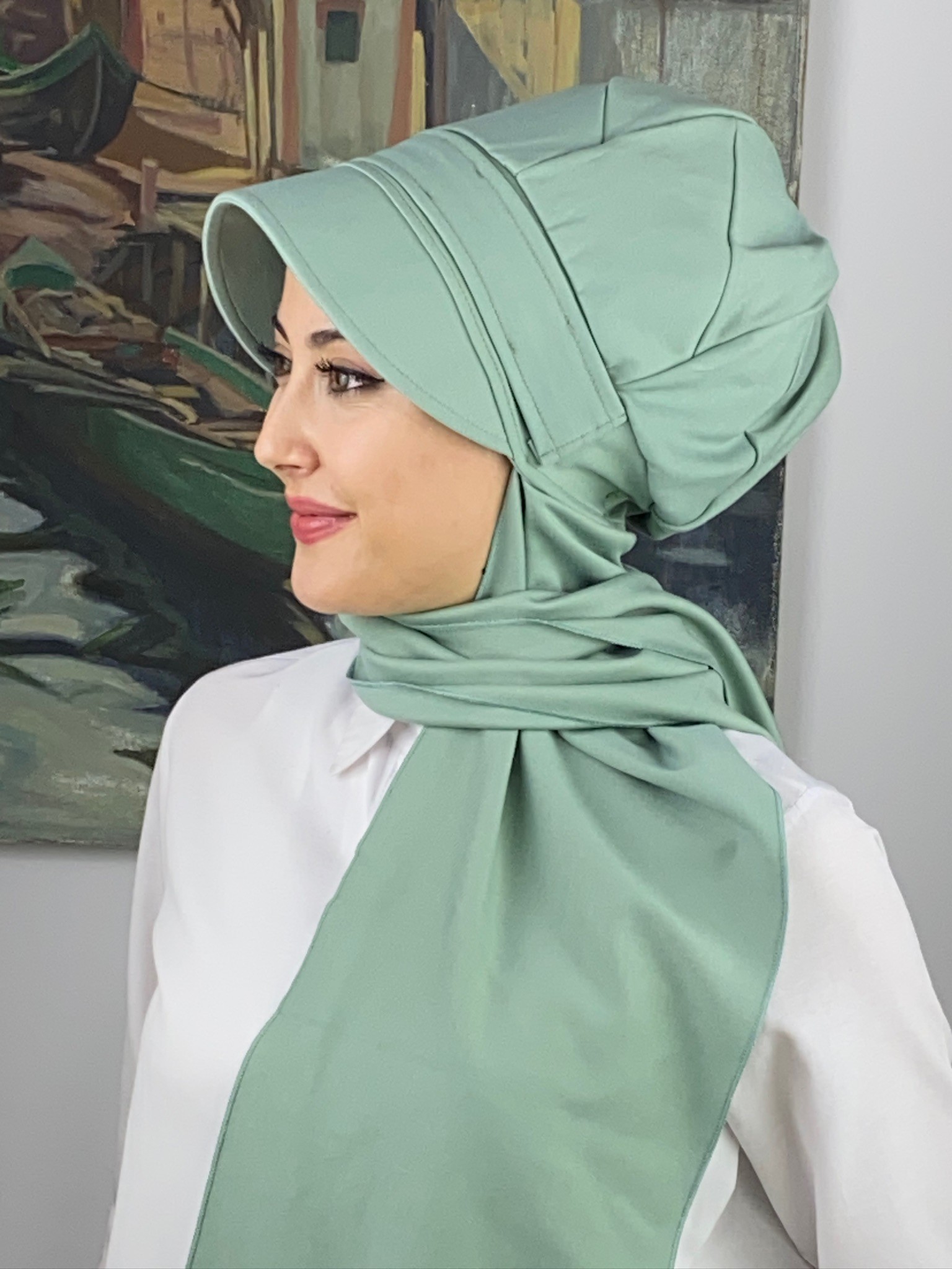 PASTEL RENK TOKALI ŞAPKA