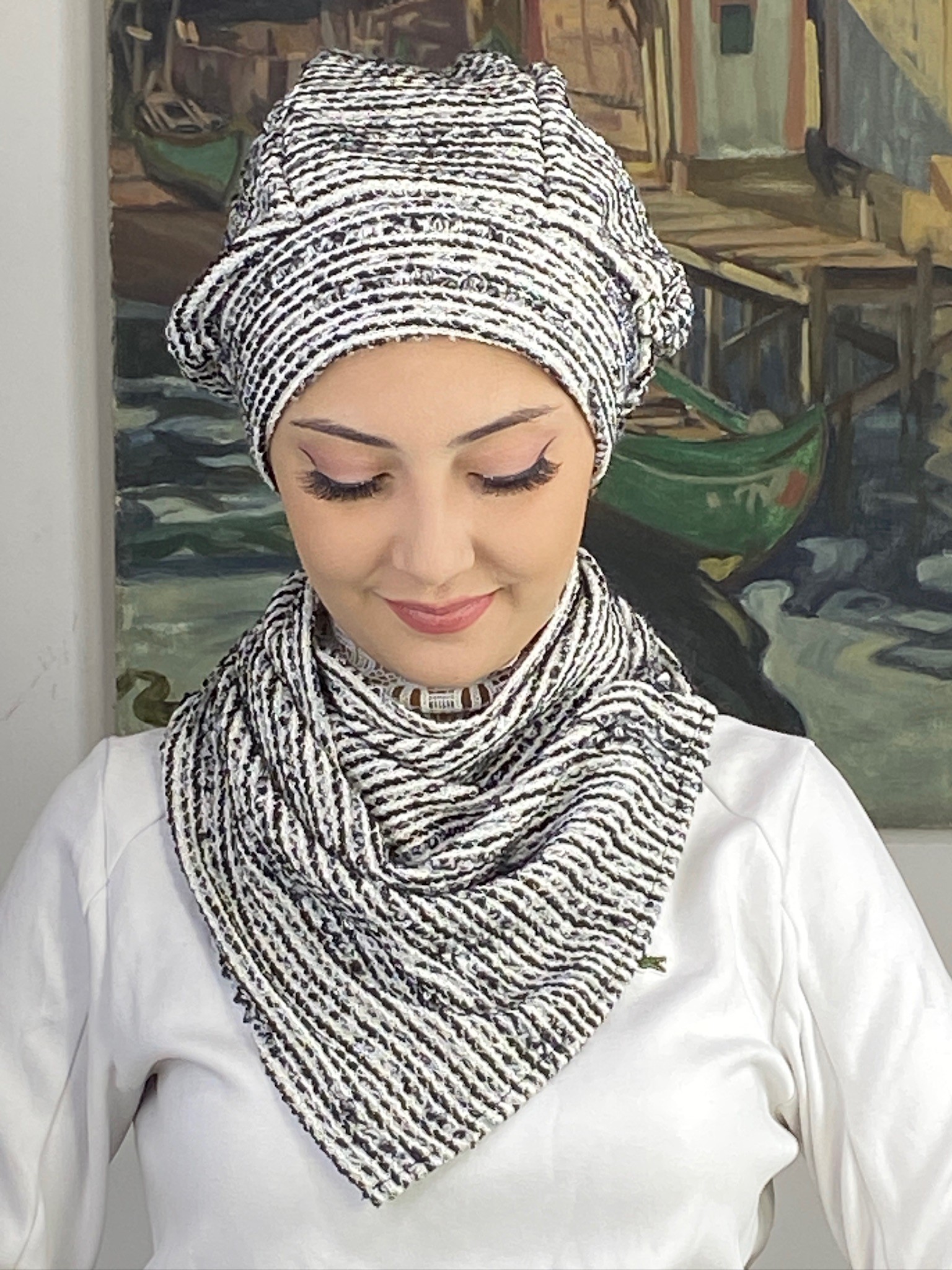 SAHRA MODEL  İKİLİ TRİKO BERE