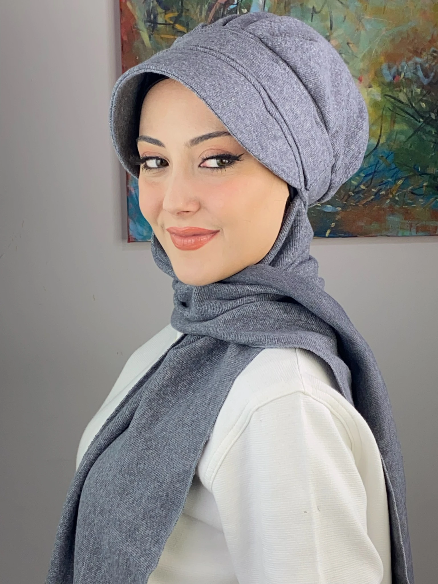 TOKALI ŞAPKA  - füme