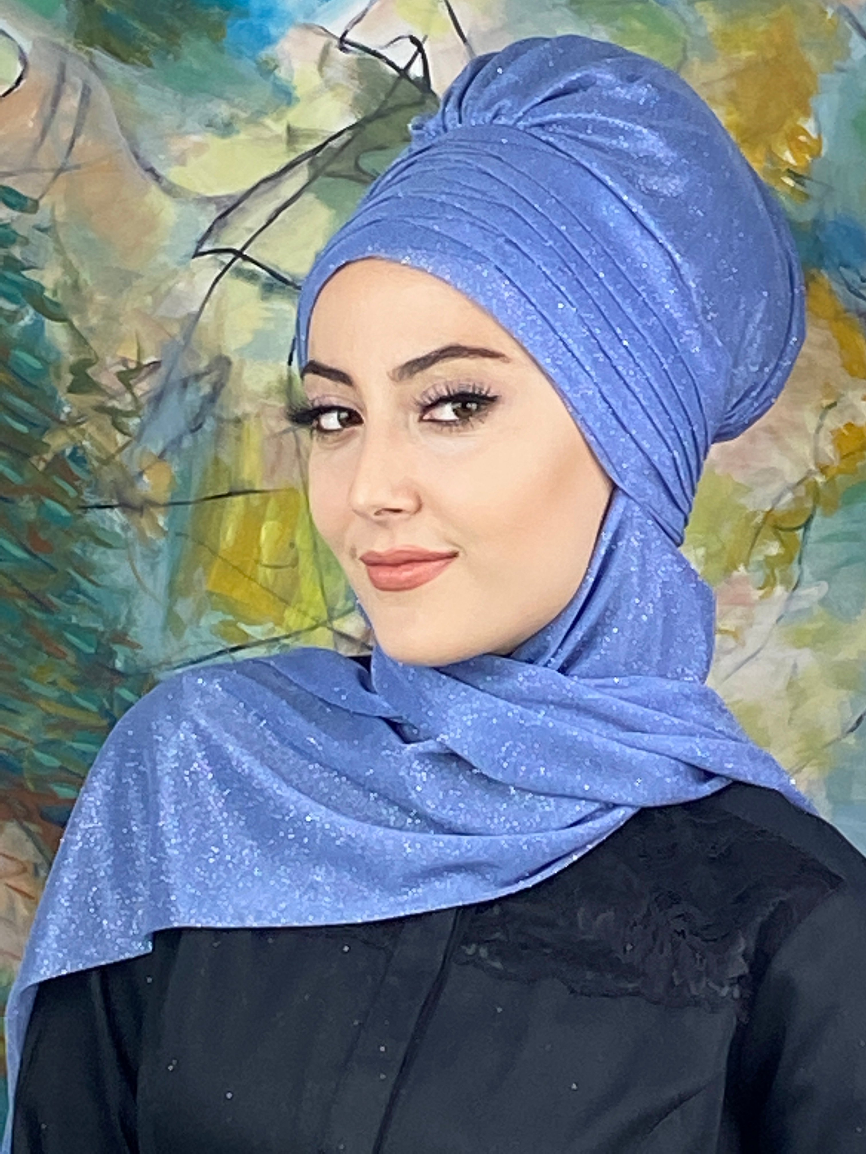 Simli Atkılı Bone şal 
