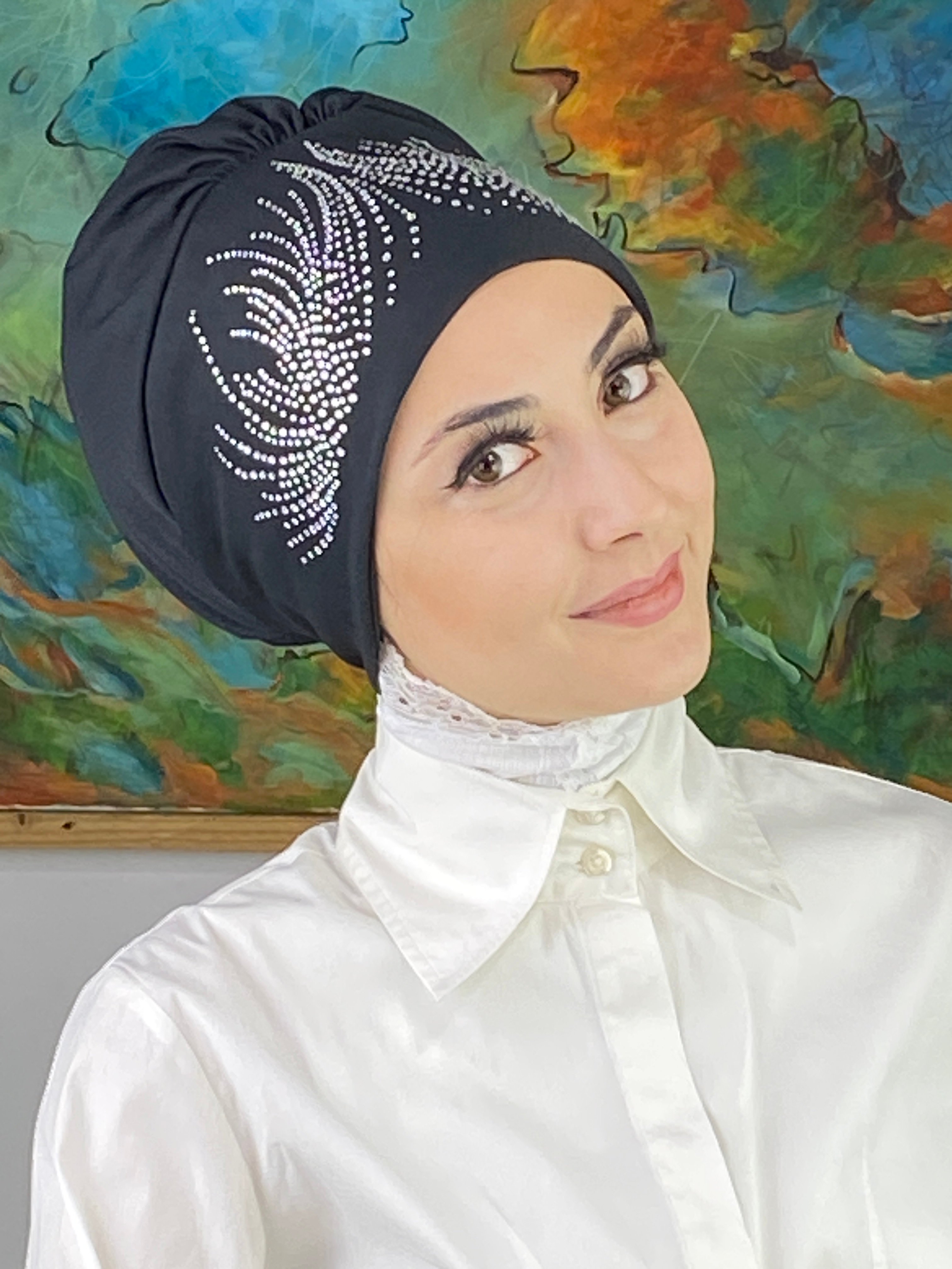 İhtişamlı Model GümüşTaşlı Bone