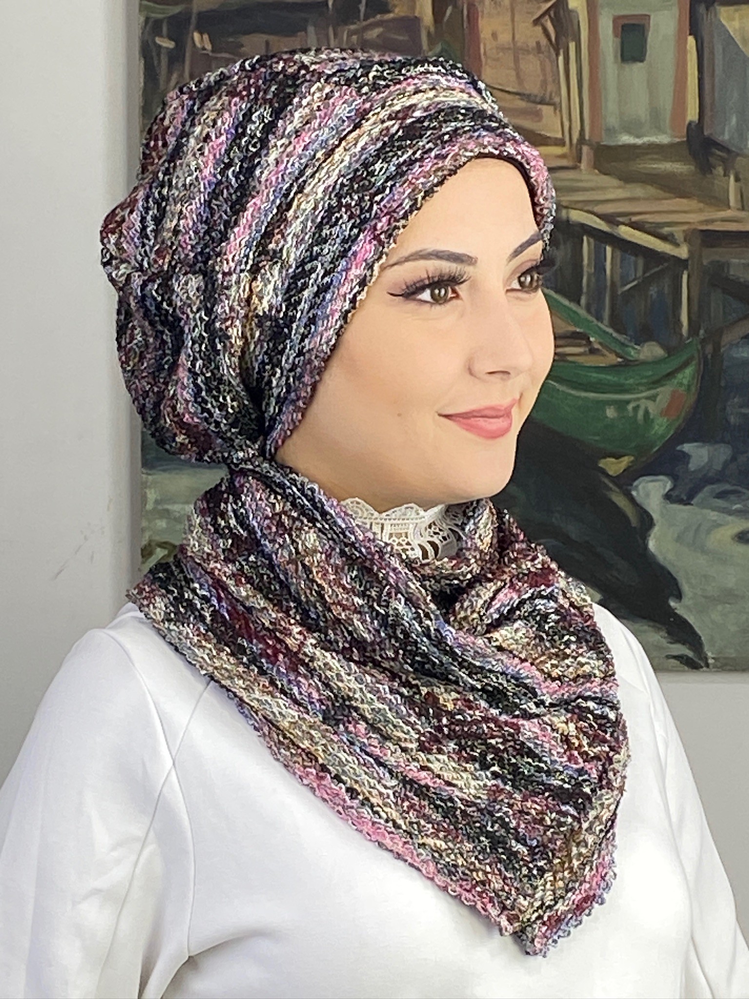 SAHRA MODEL  İKİLİ TRİKO BERE