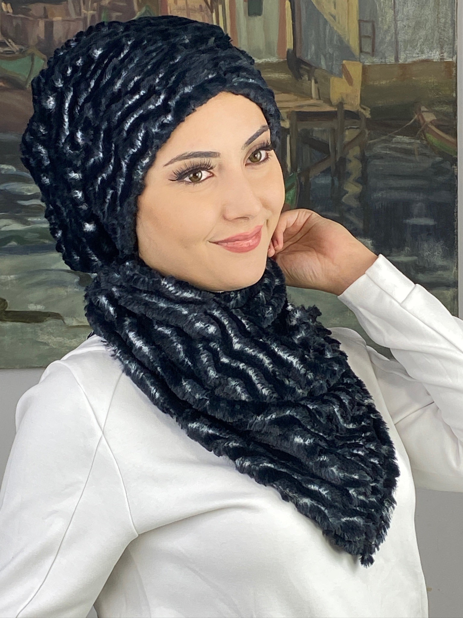 SAHRA MODEL  İKİLİ TRİKO BERE
