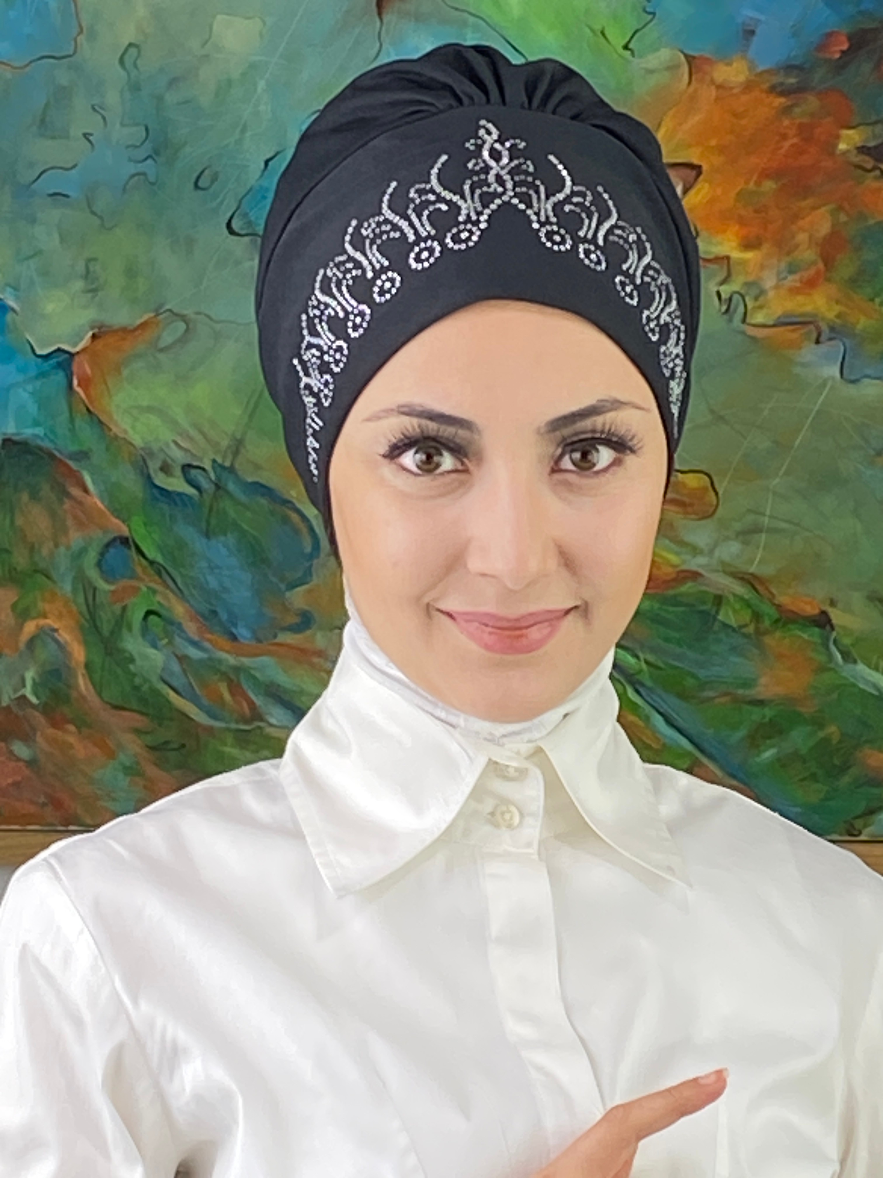 Prenses Model Gümüş Taşlı Bone