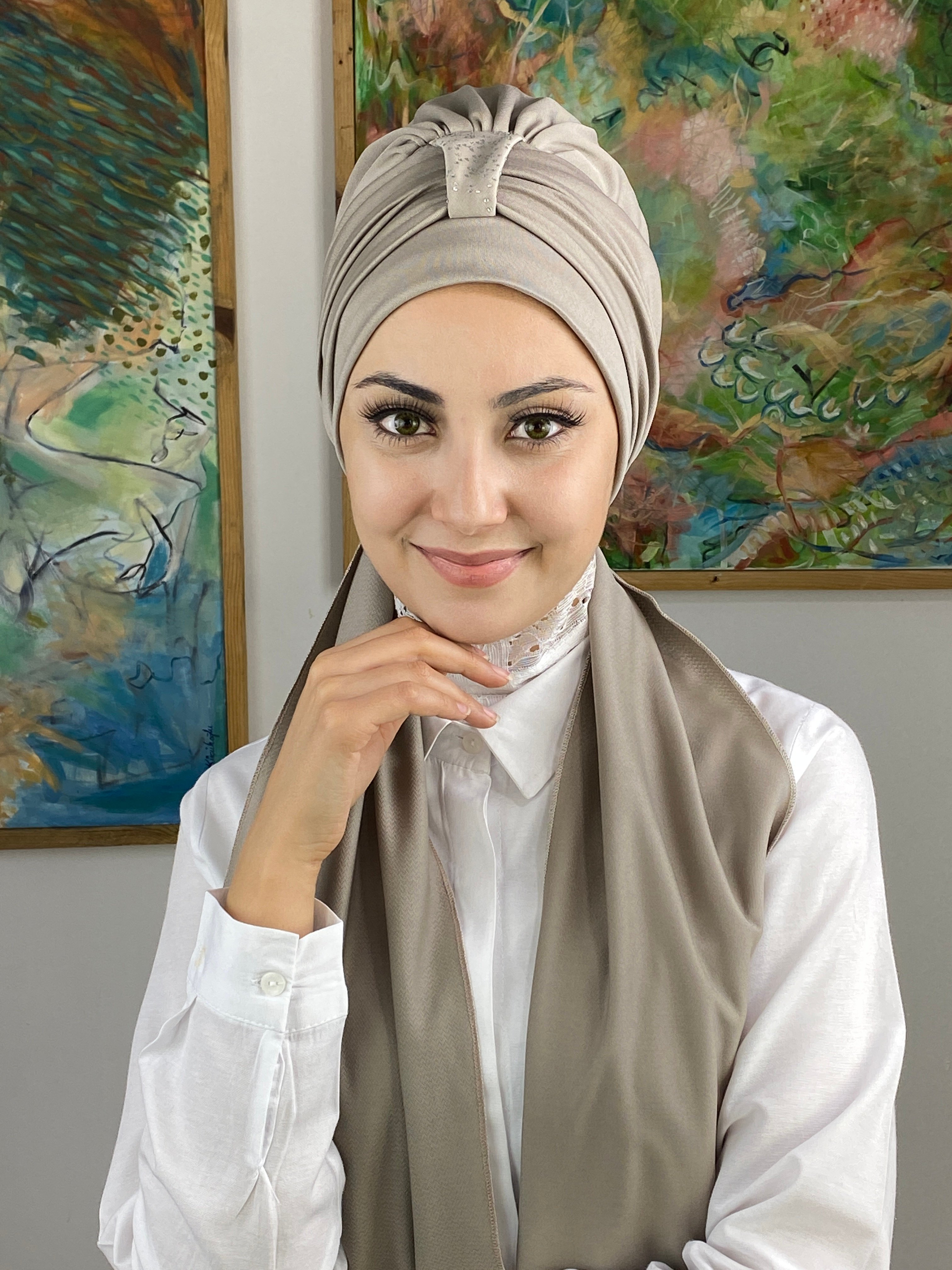 Hürrem Model Atkılı Biritli Bone - taş