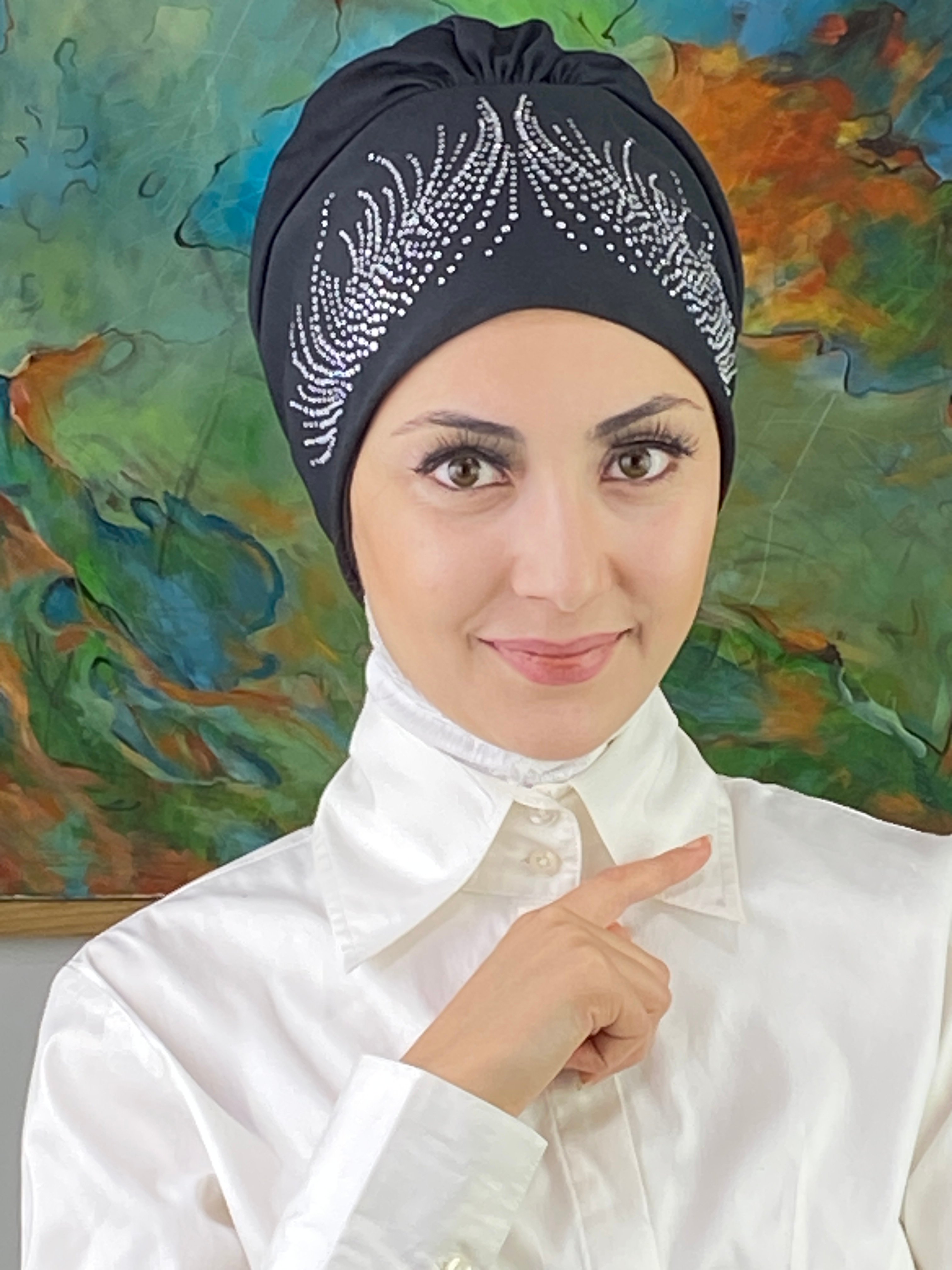 İhtişamlı Model GümüşTaşlı Bone