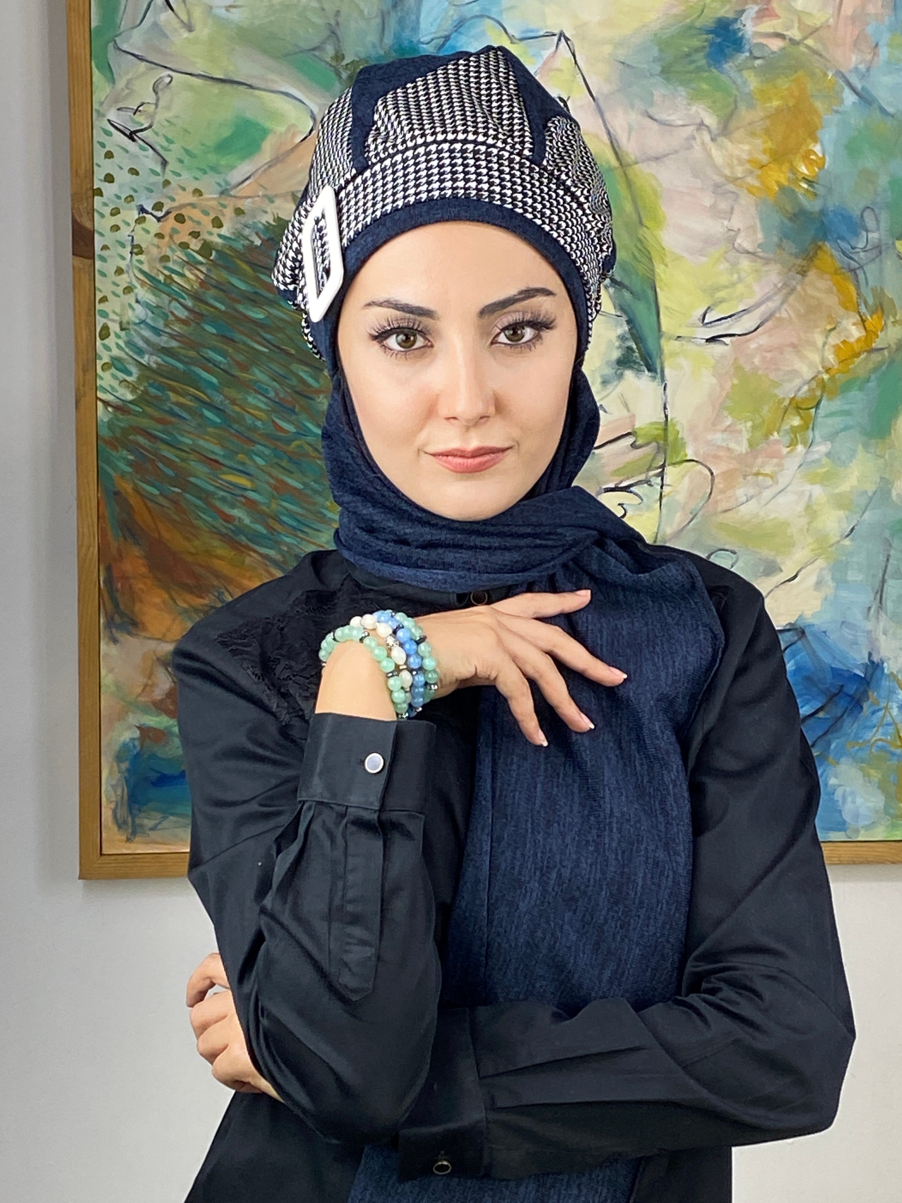 Damla Model Kazayaklı Tesettür Bere