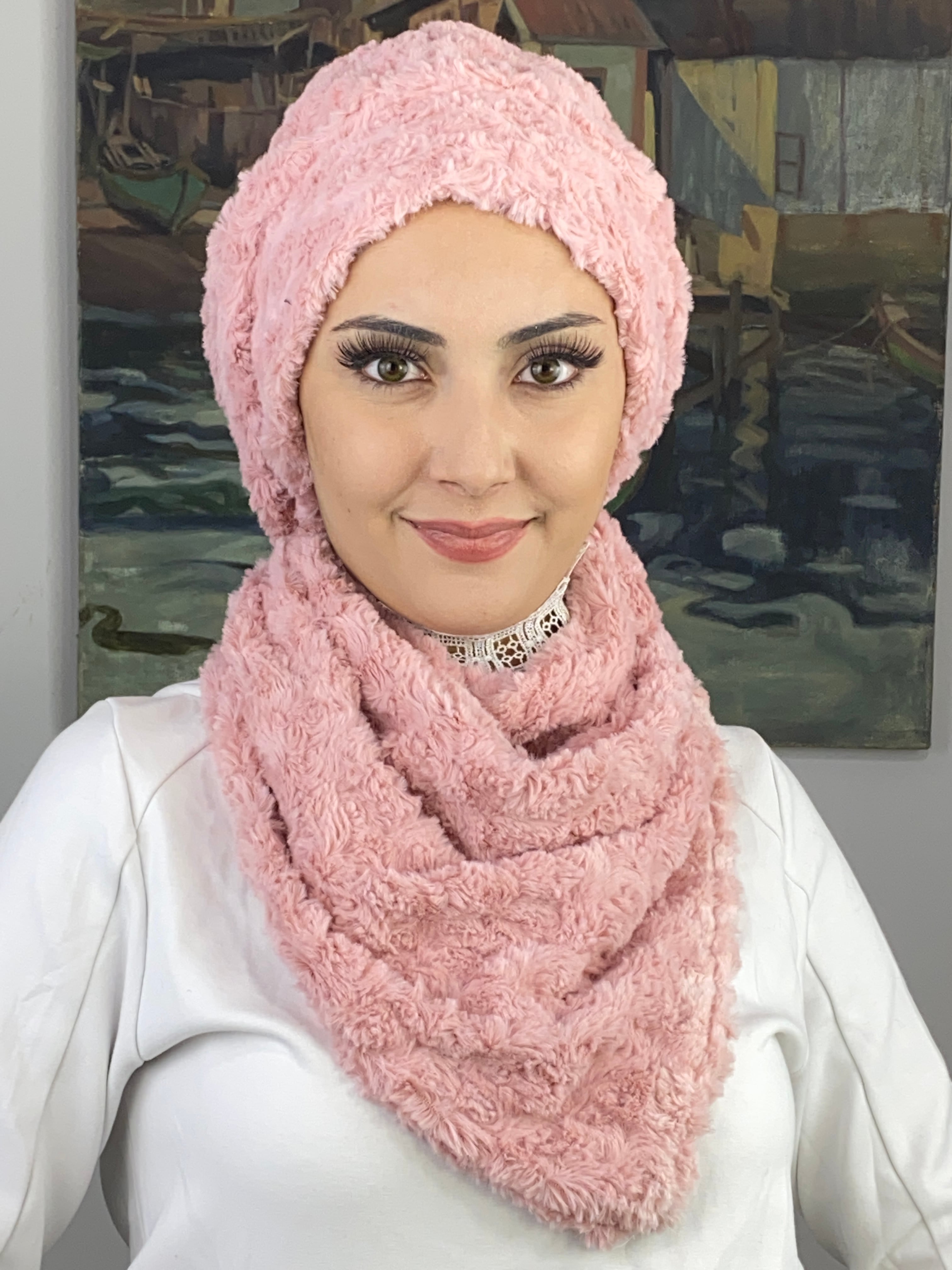 Peluş İkili Takımlar  - açık pembe