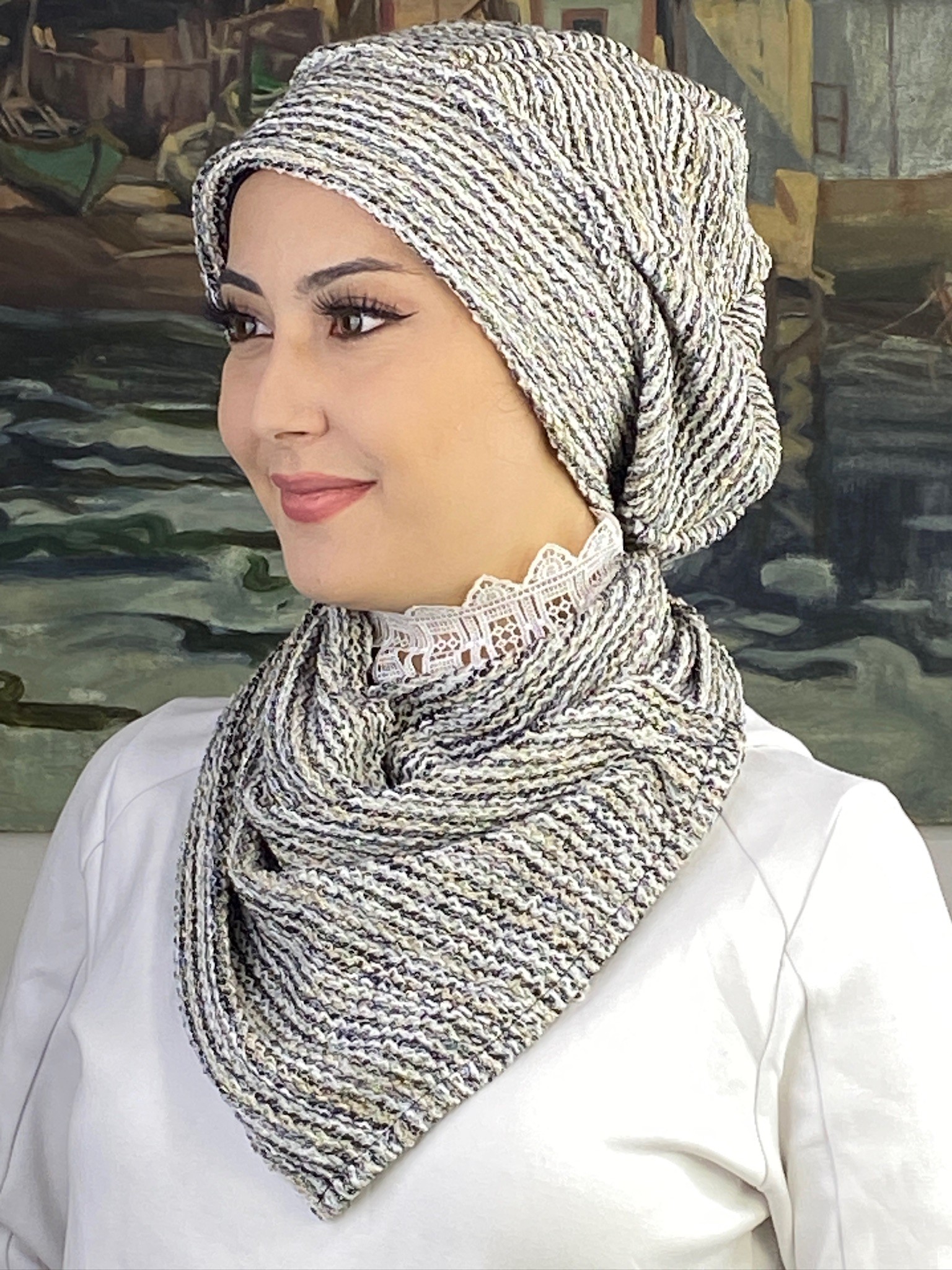 SAHRA MODEL  İKİLİ TRİKO BERE