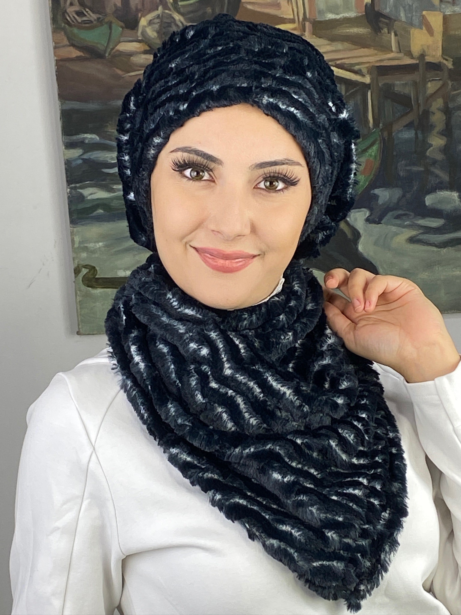 SAHRA MODEL  İKİLİ TRİKO BERE