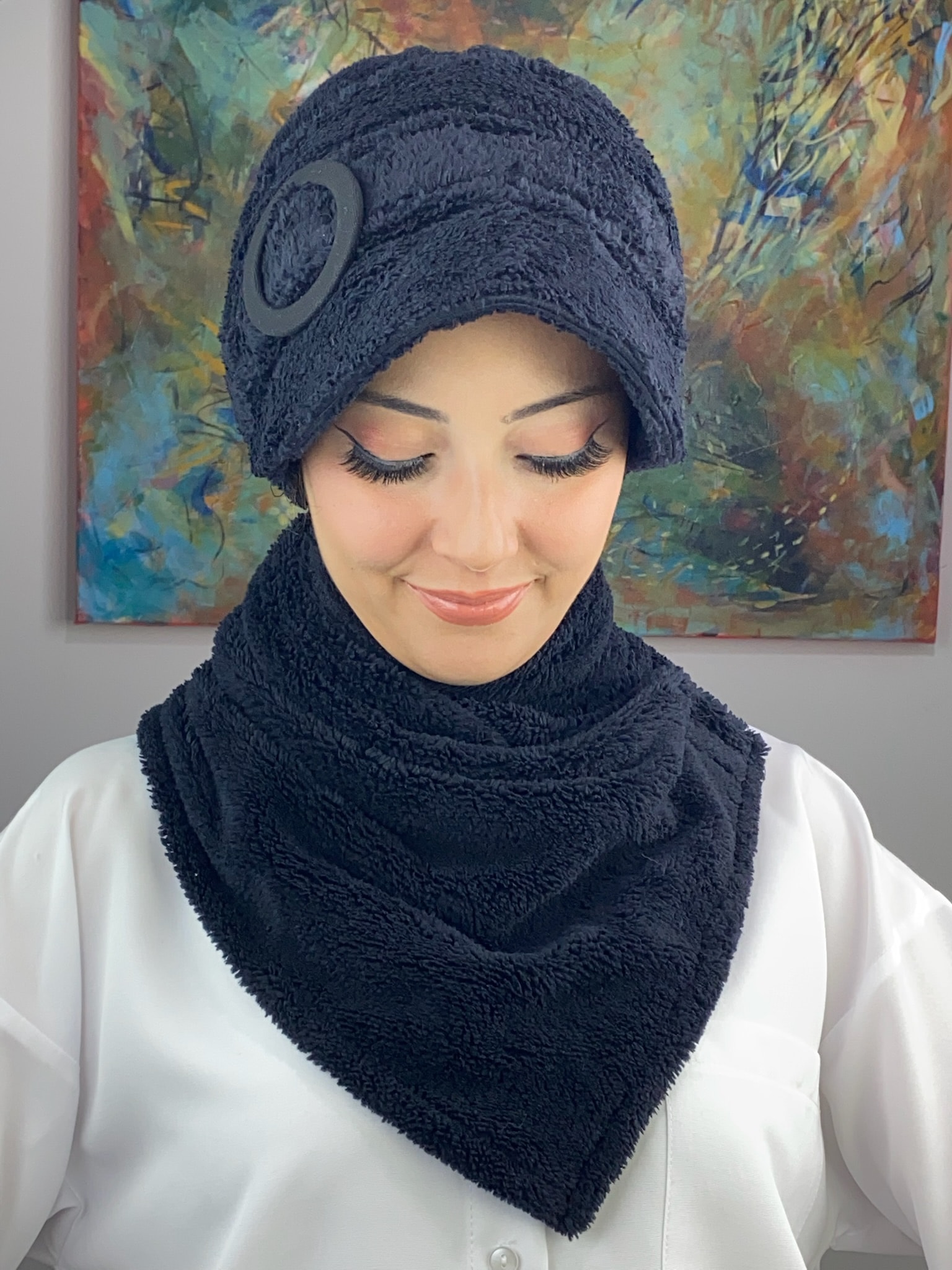 TOKALI PELUŞ ŞAPKA 