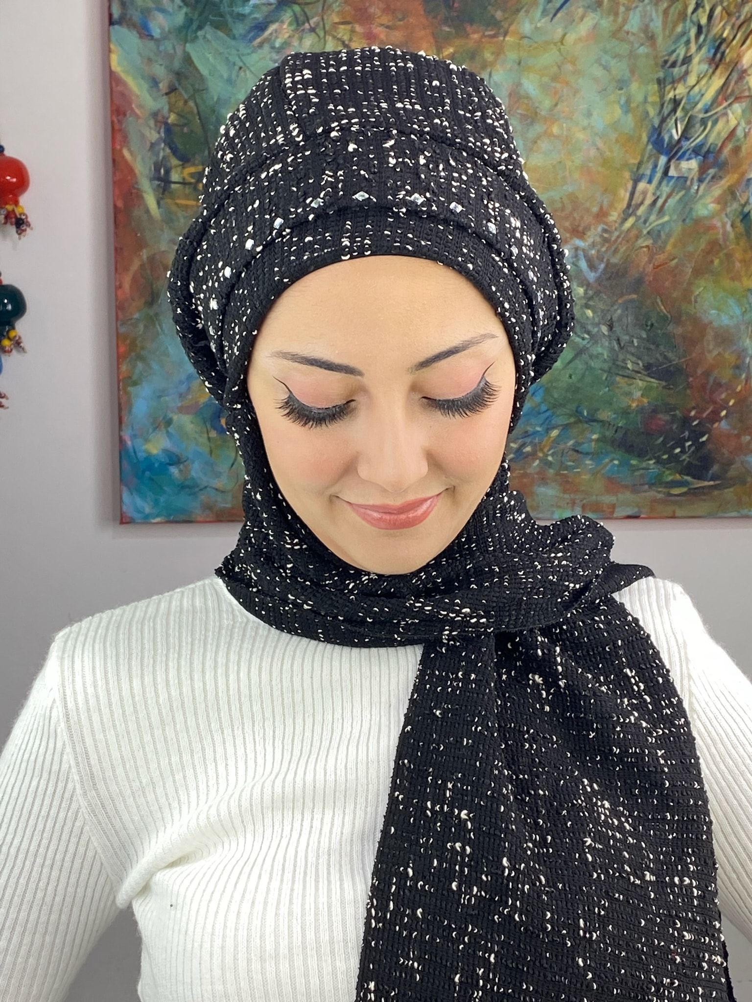 KARE TAŞ DETAYLI BERE