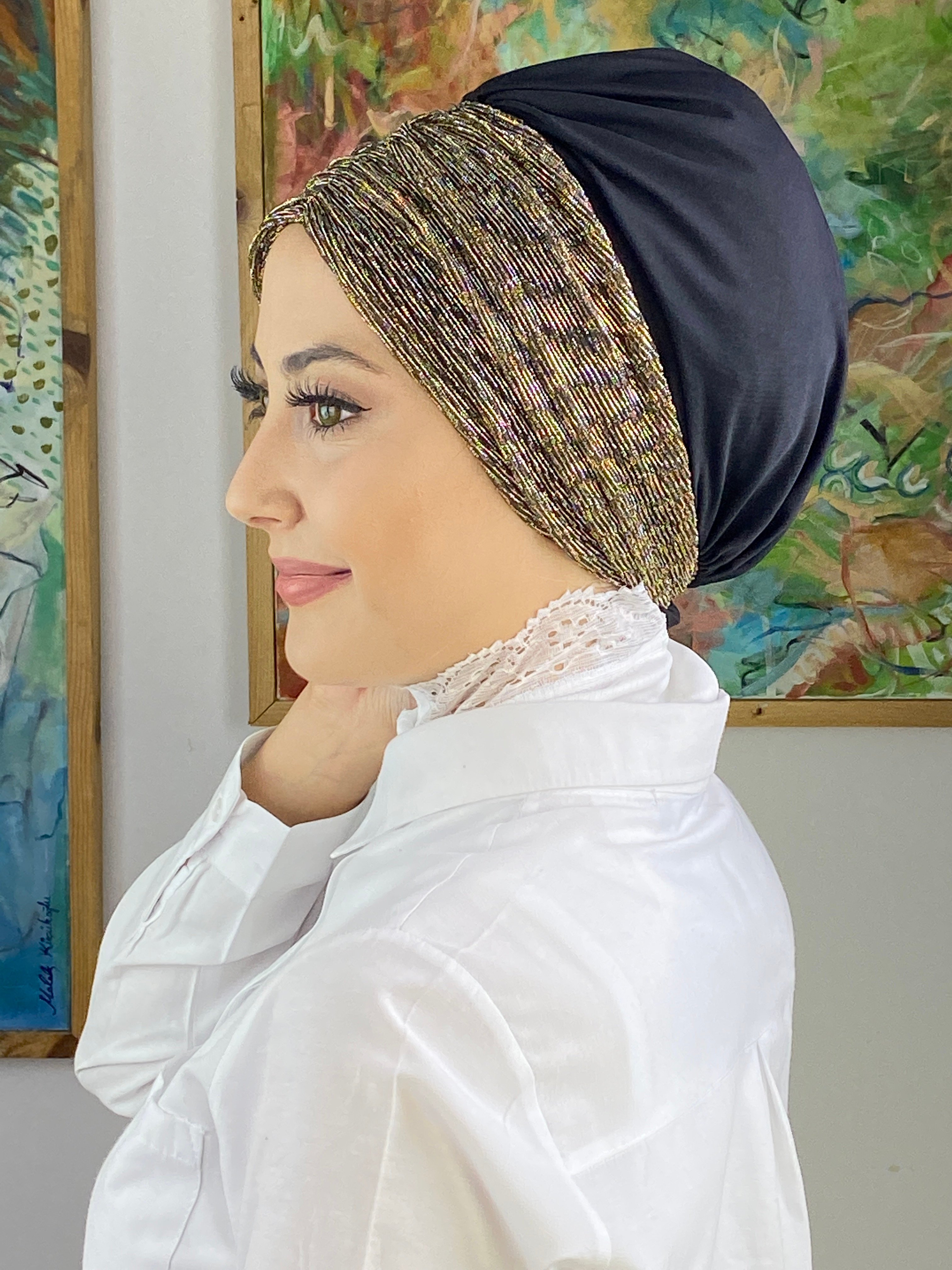 Büzgülü Siyah Bone
