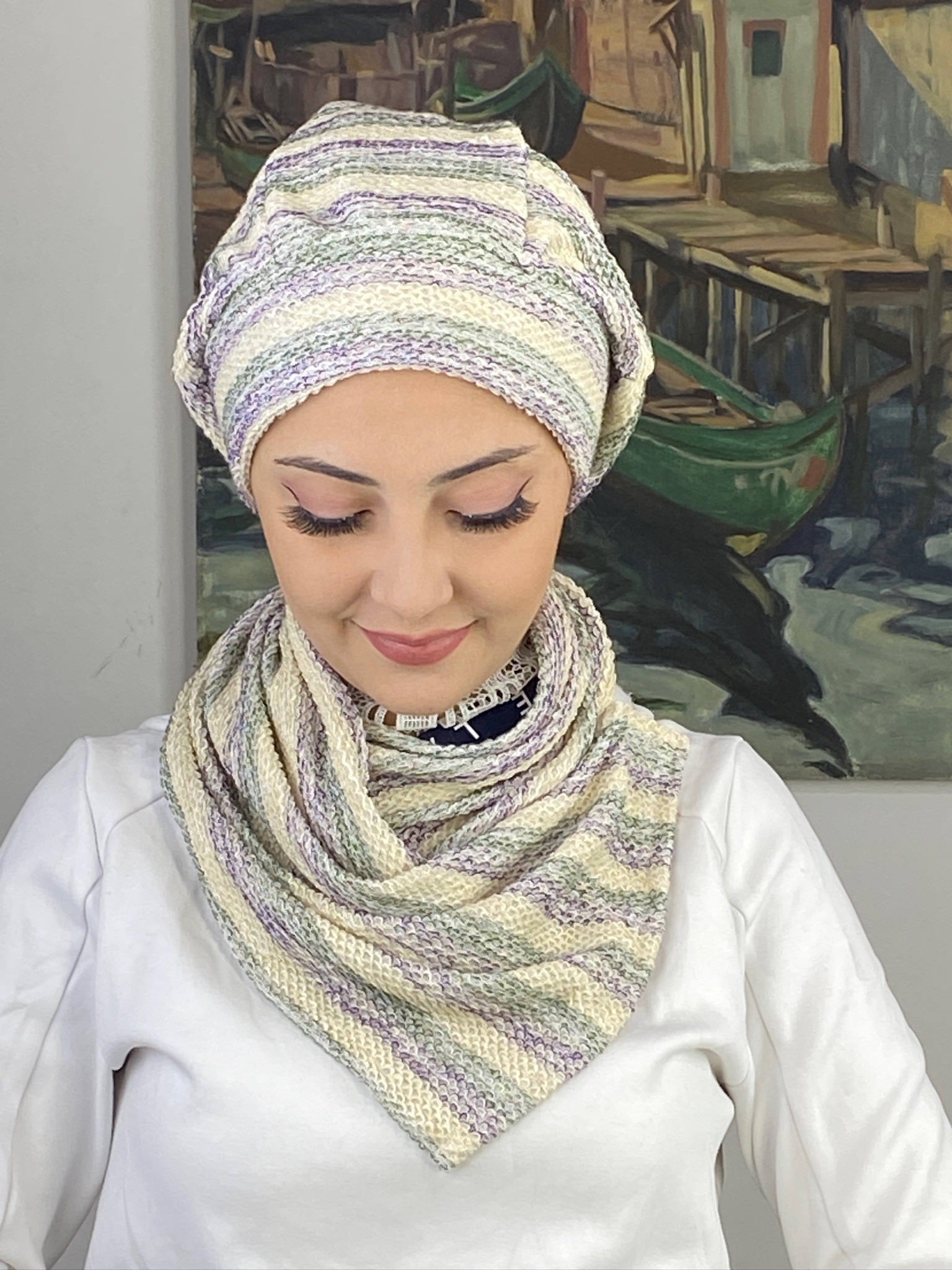 SAHRA MODEL  İKİLİ TRİKO BERE