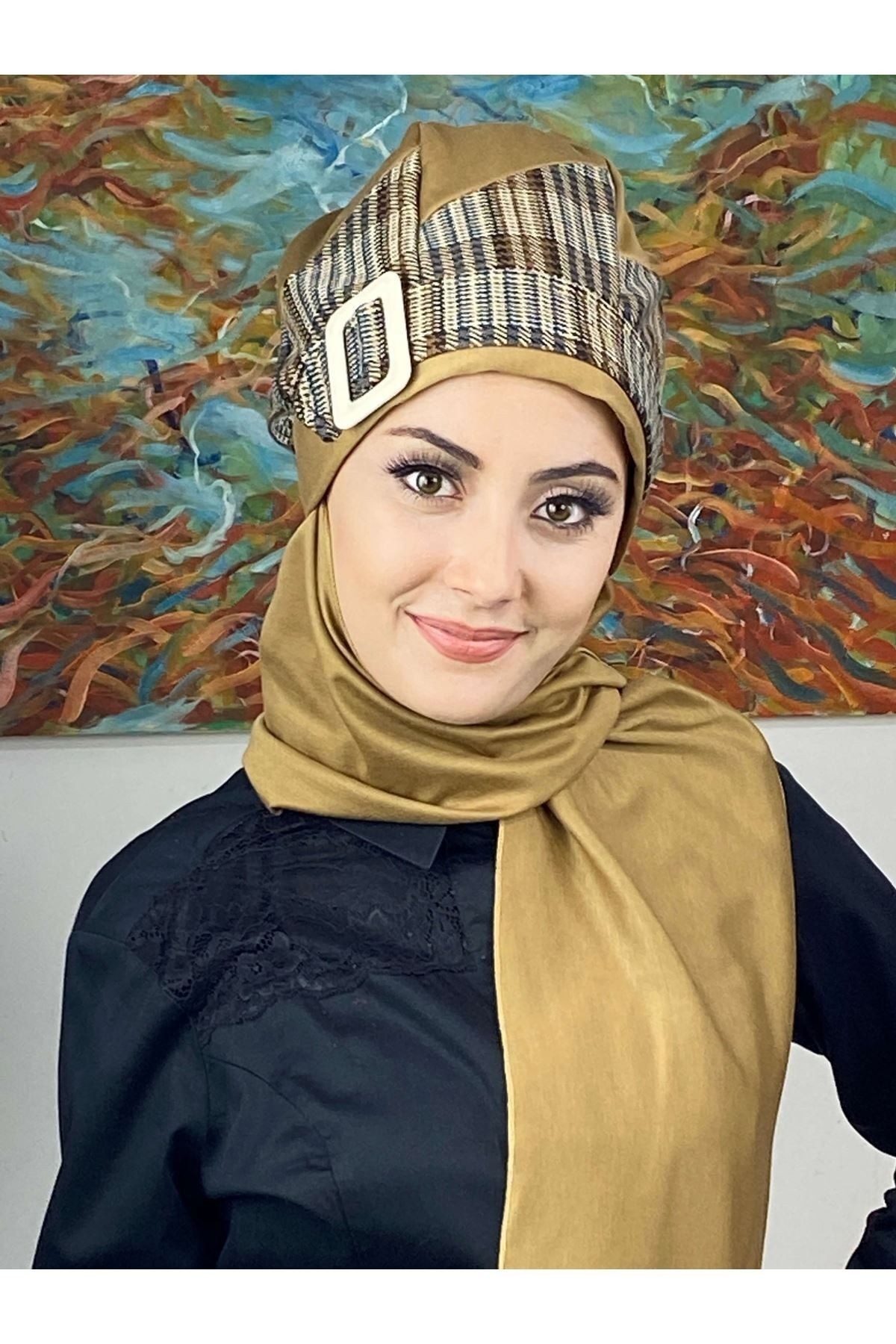  وشاح كبير منقوش بنقشة فاكهة العاطفة والقهوة والحليب