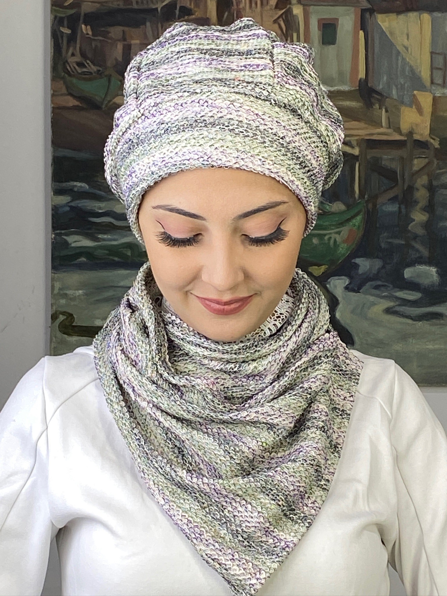SAHRA MODEL  İKİLİ TRİKO BERE