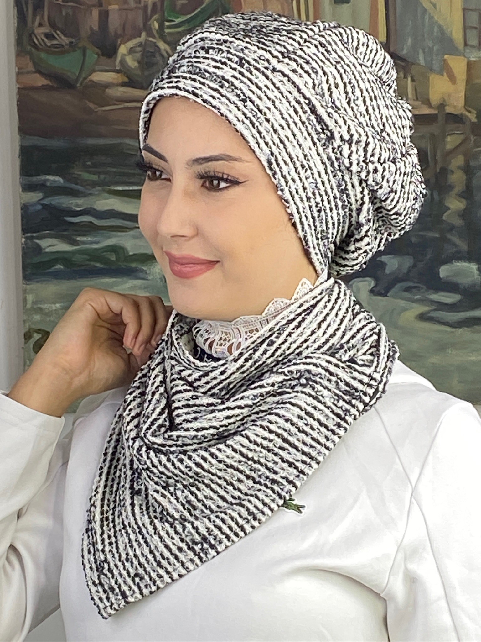 SAHRA MODEL  İKİLİ TRİKO BERE