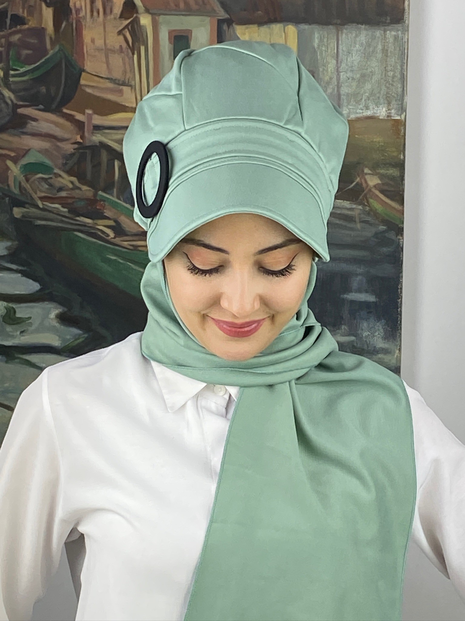 PASTEL RENK TOKALI ŞAPKA