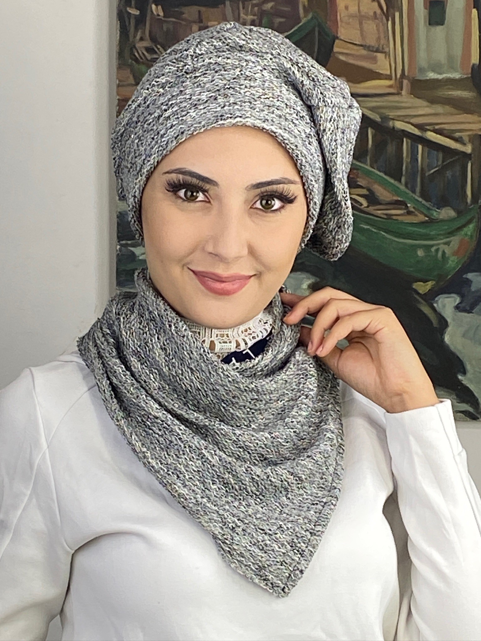 SAHRA MODEL  İKİLİ TRİKO BERE