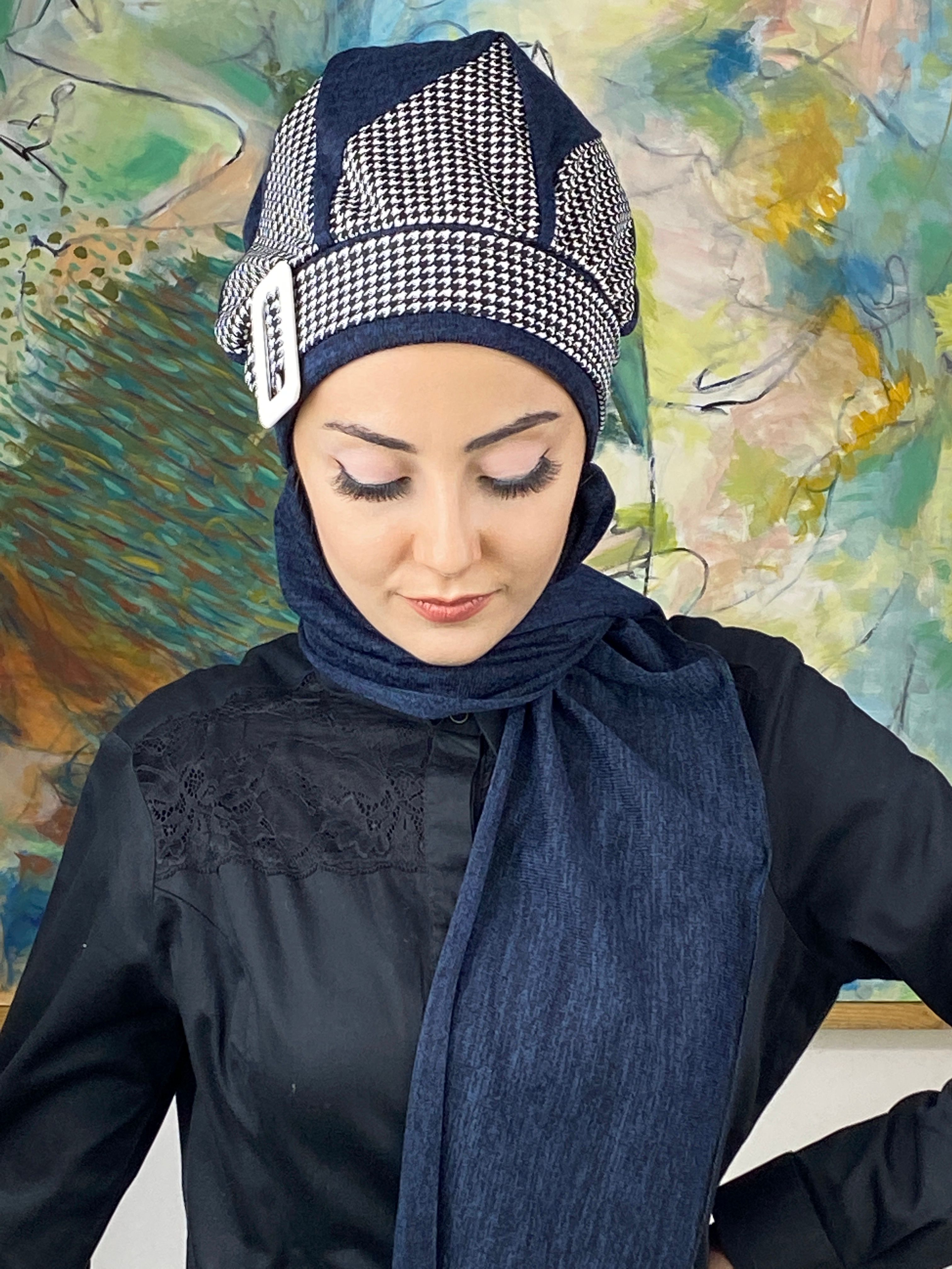 Damla Model Kazayaklı Tesettür Bere