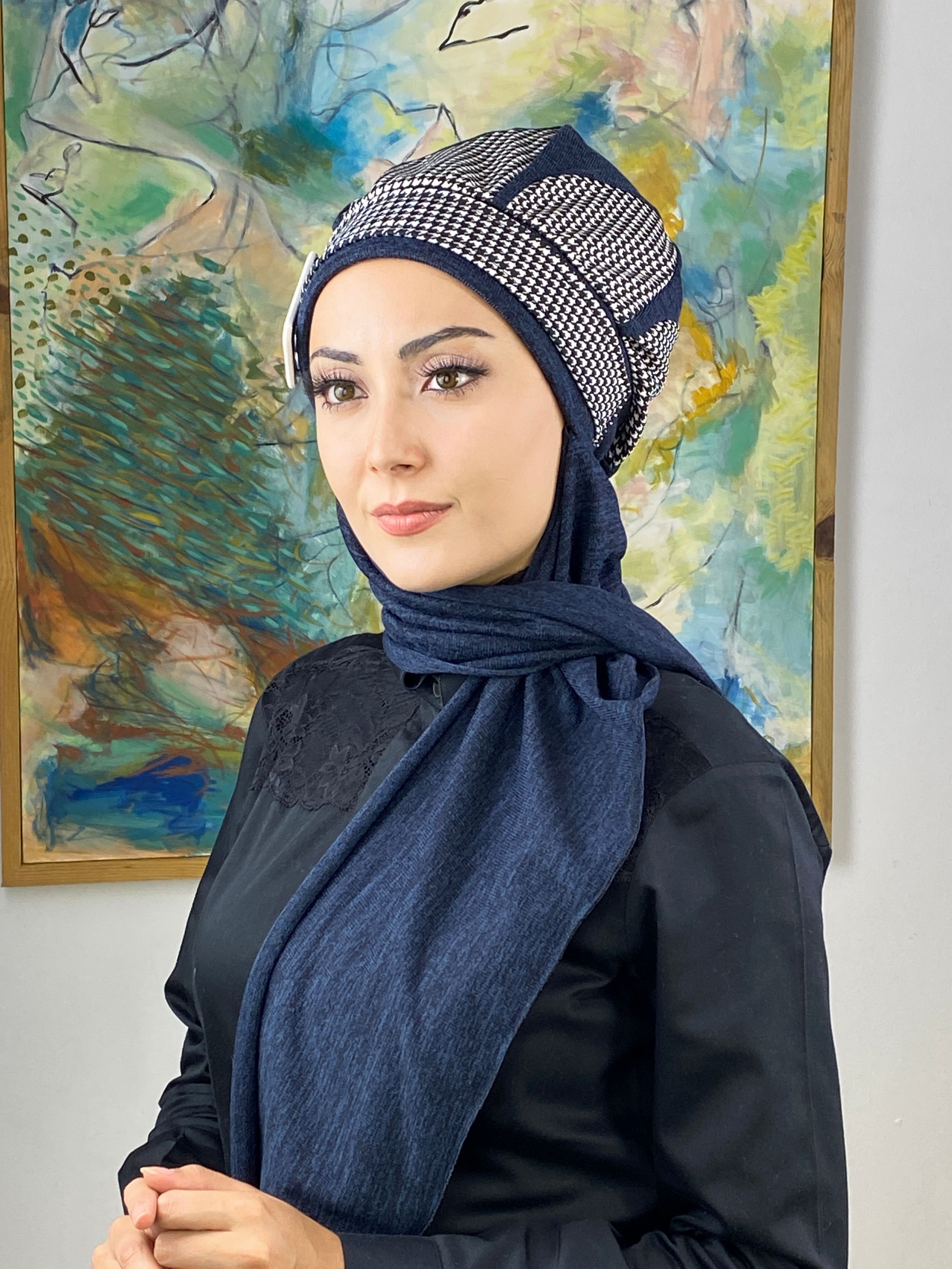 Damla Model Kazayaklı Tesettür Bere