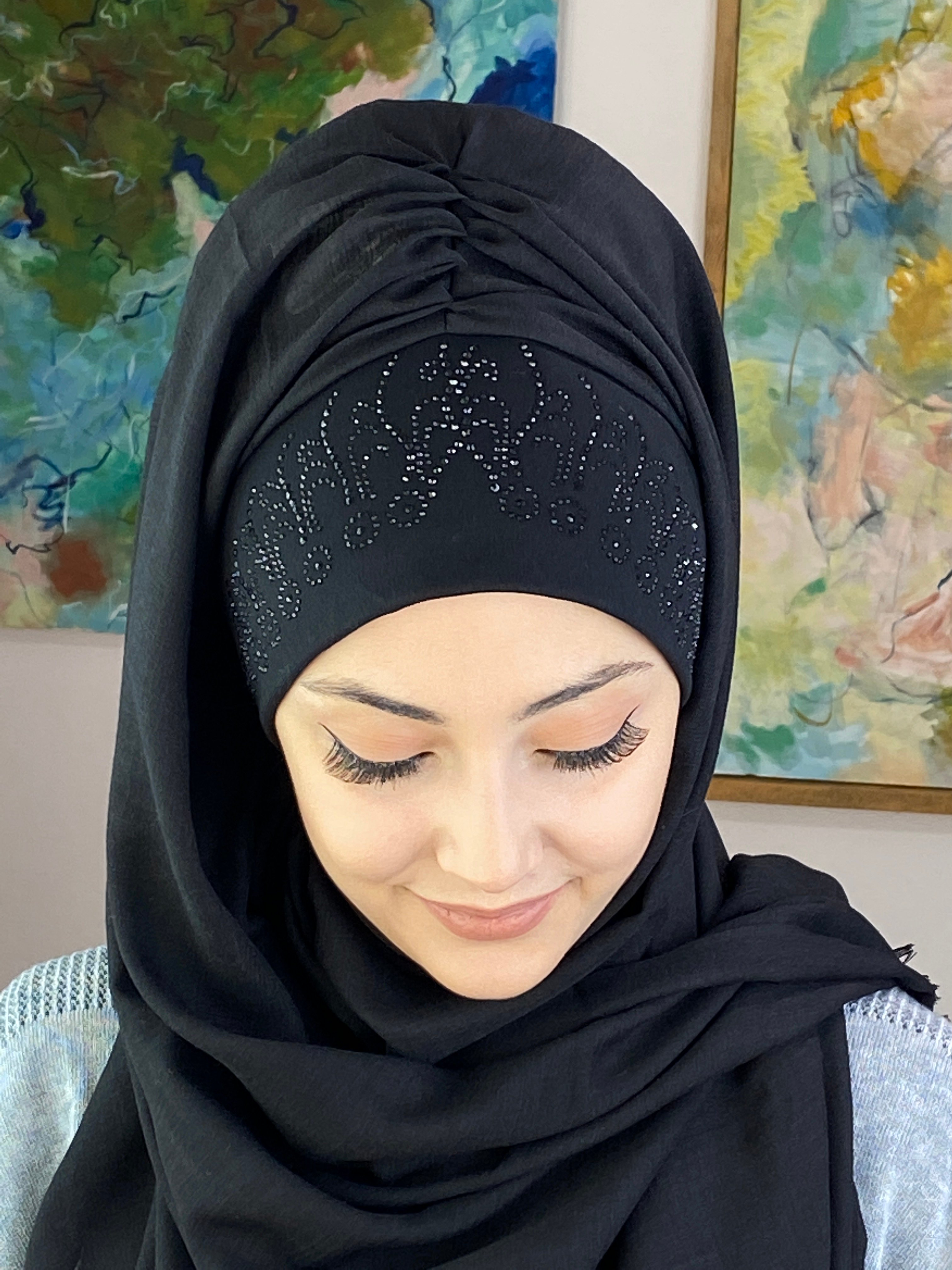 Prenses Taç Model Hazır Şal