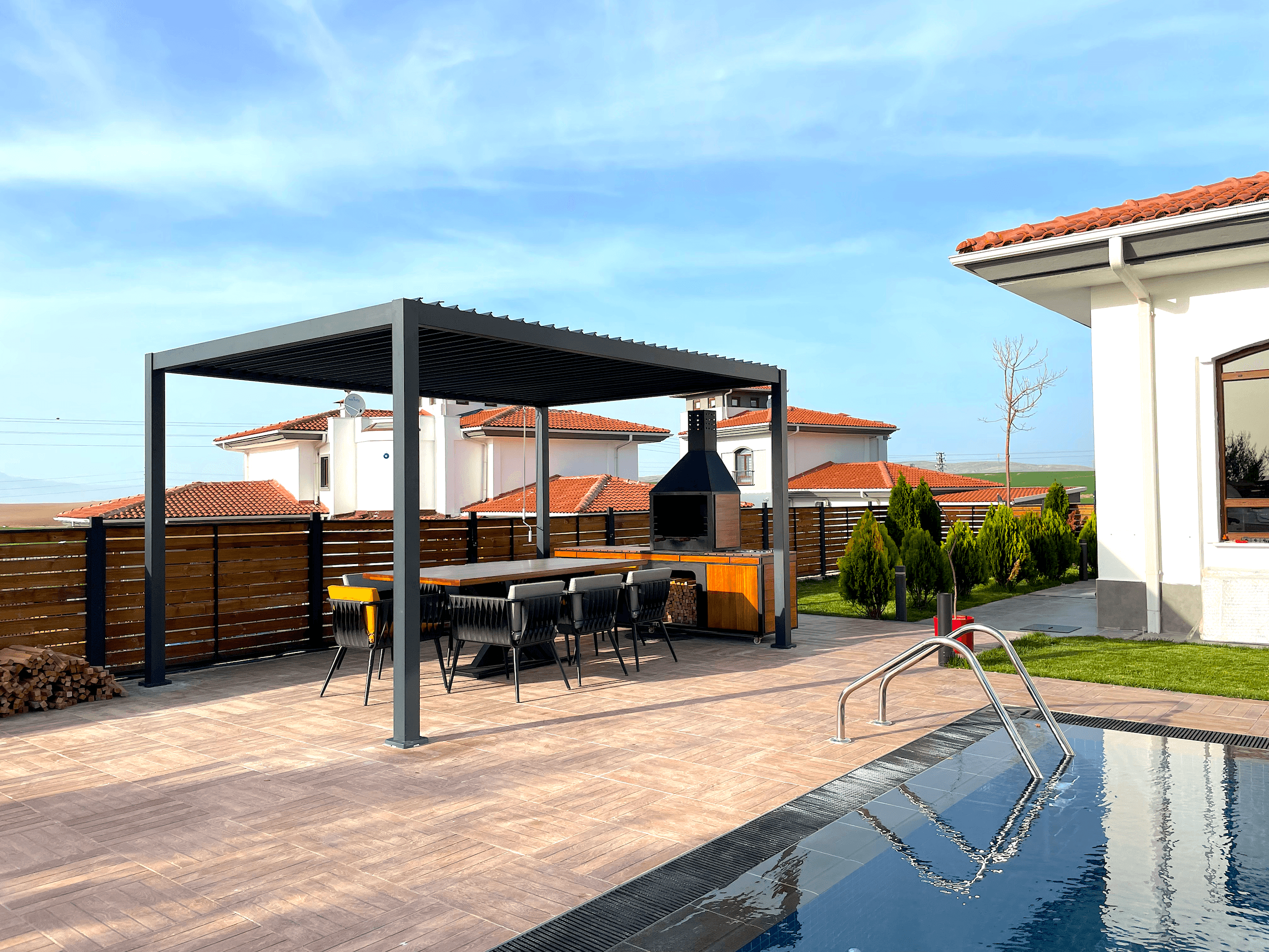 3.0m x 4.0m Kozmos Pergola